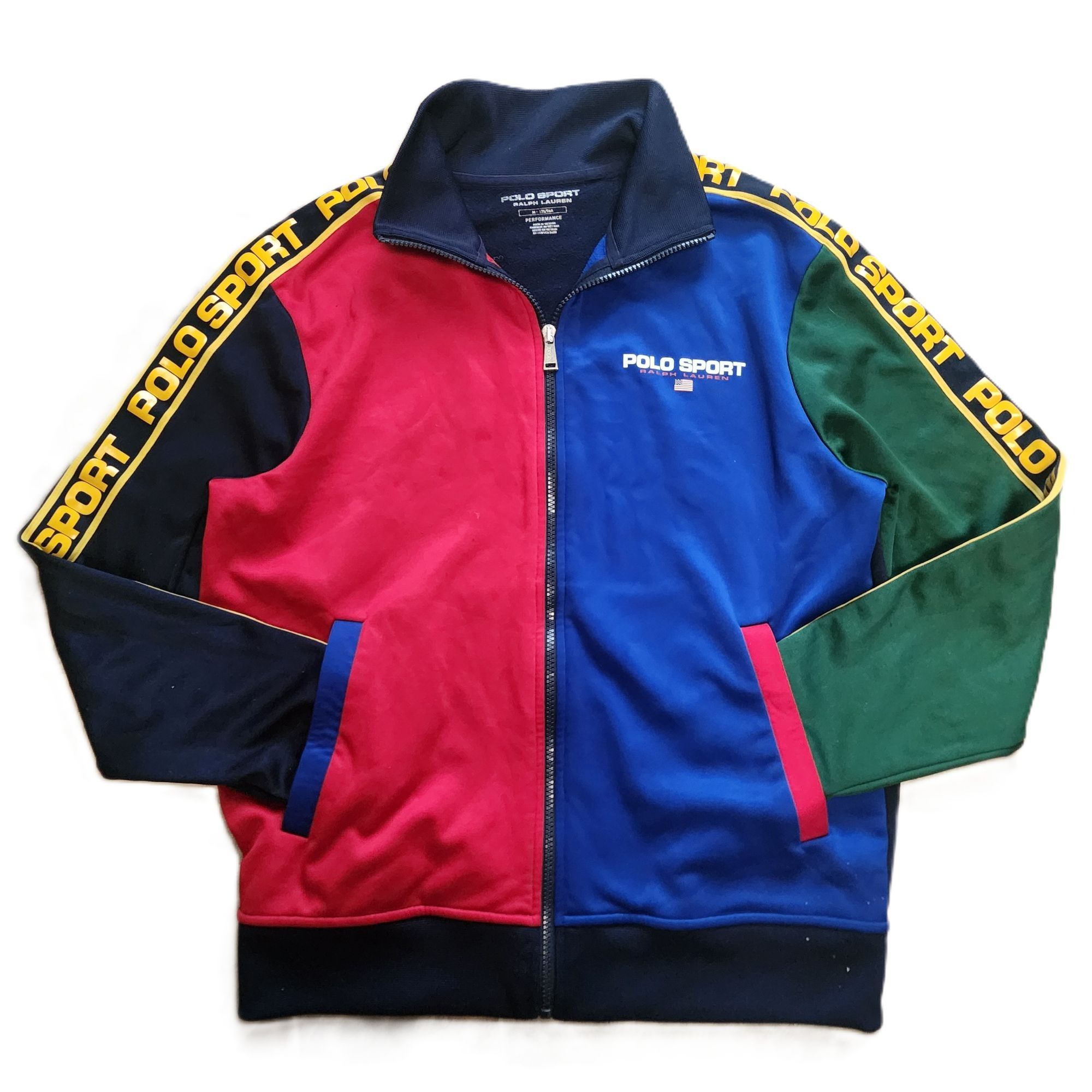 Polo Ralph Lauren Polo Sport Ralph Lauren Color block Track Jacket Size US M / EU 48-50 / 2 - 2 Thumbnail