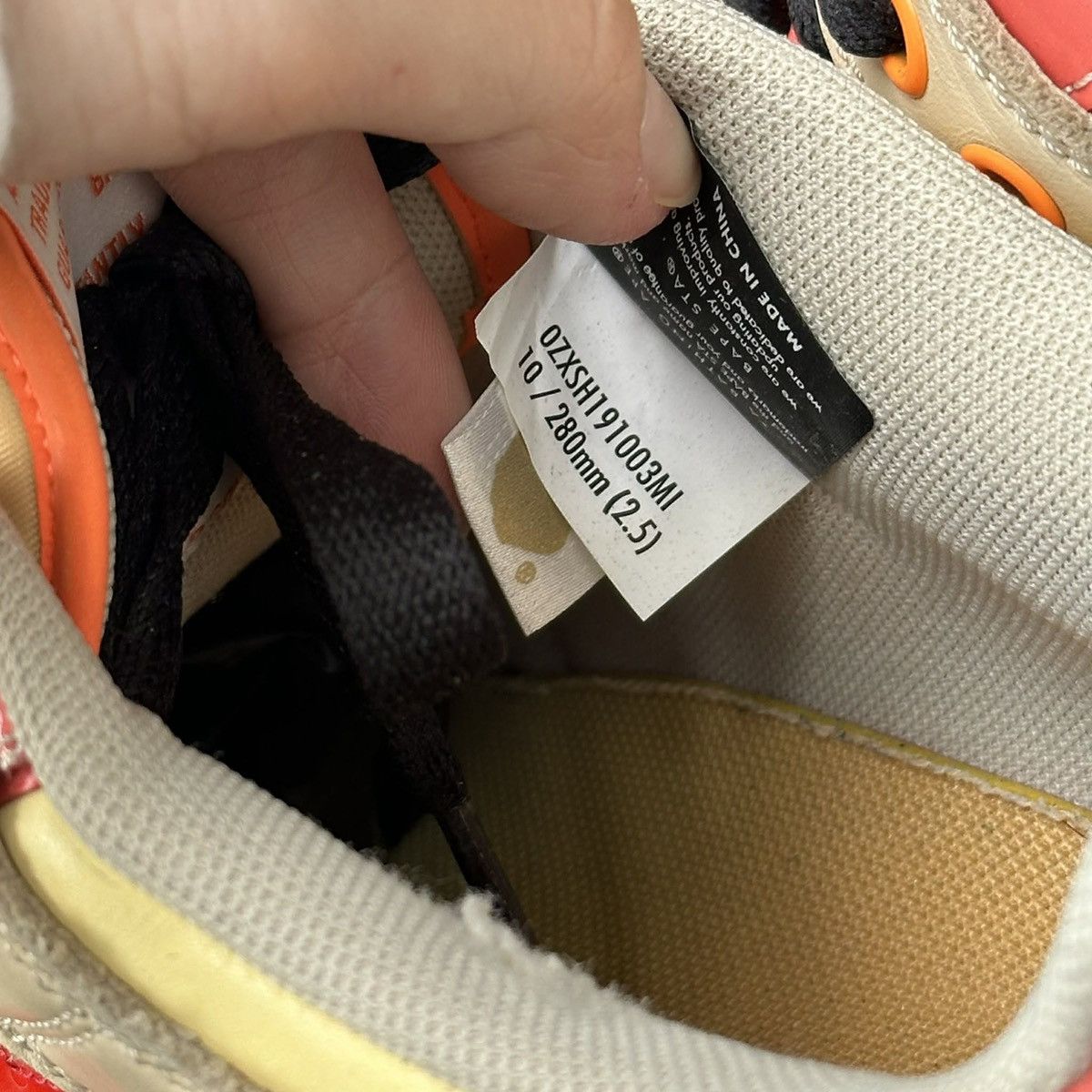 Bape Bape Sta SK8 Low Orange Red Size US 10 / EU 43 - 8 Thumbnail