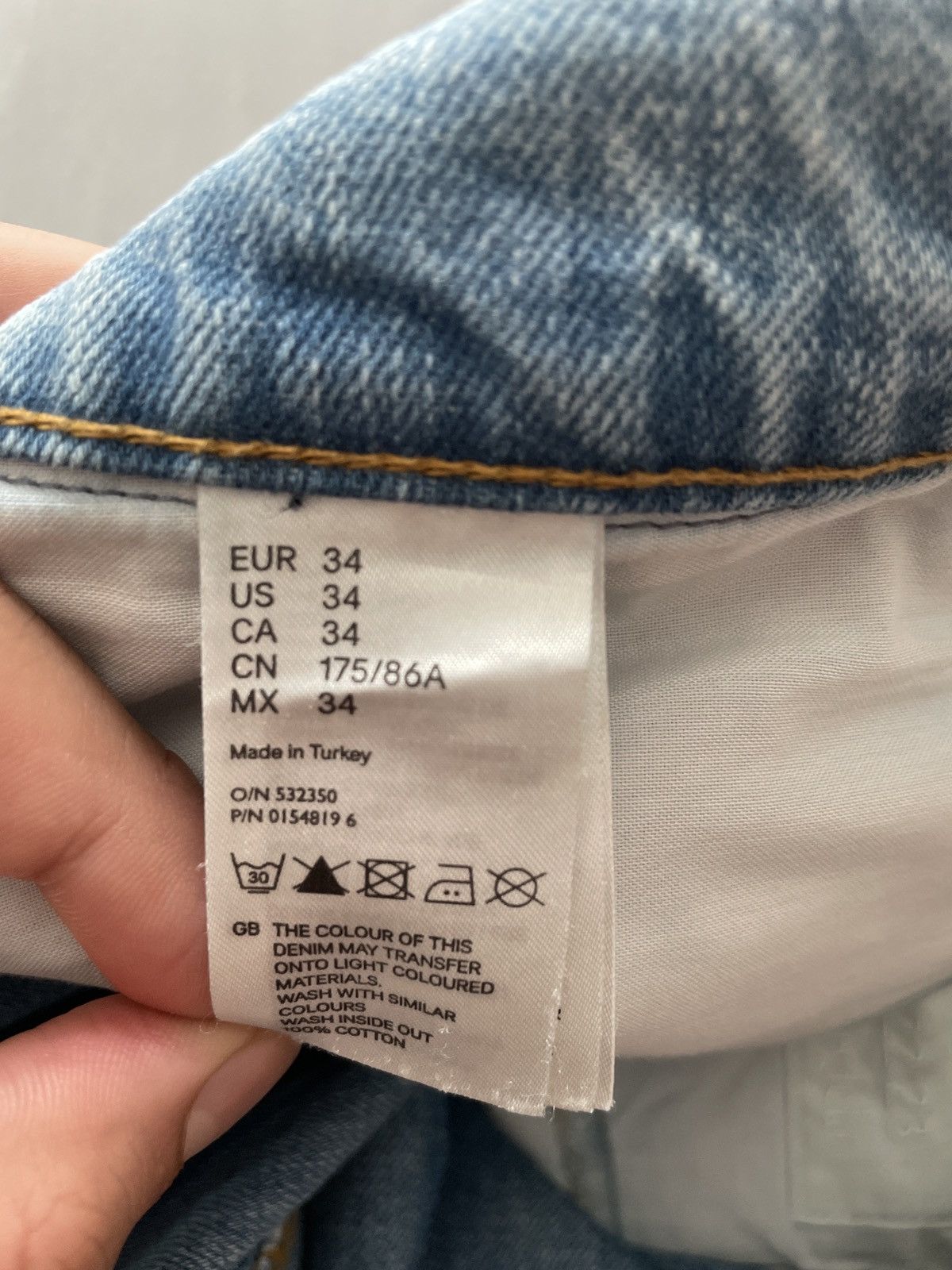 H&M × Maison Margiela Maison margiela x h&m collaboration jeans Size US 34 / EU 50 - 12 Thumbnail