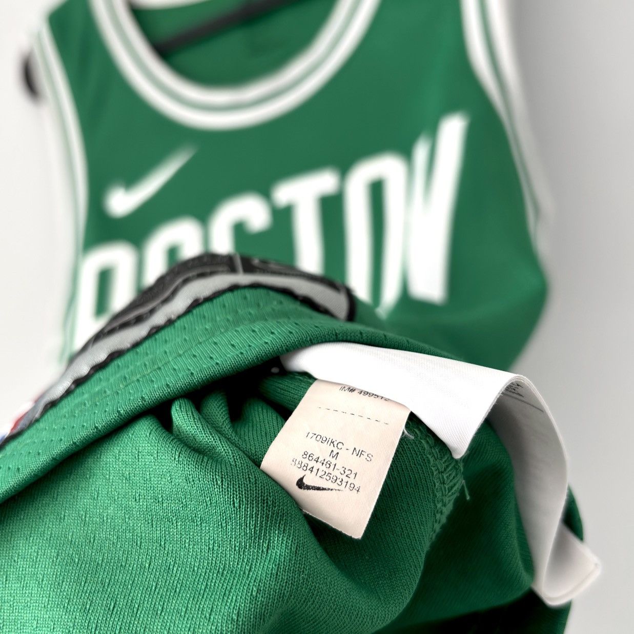 NBA × Nike 2017 Celtics Boston Irving NBA Basketball Jersey Tank Top M Size US M / EU 48-50 / 2 - 6 Thumbnail