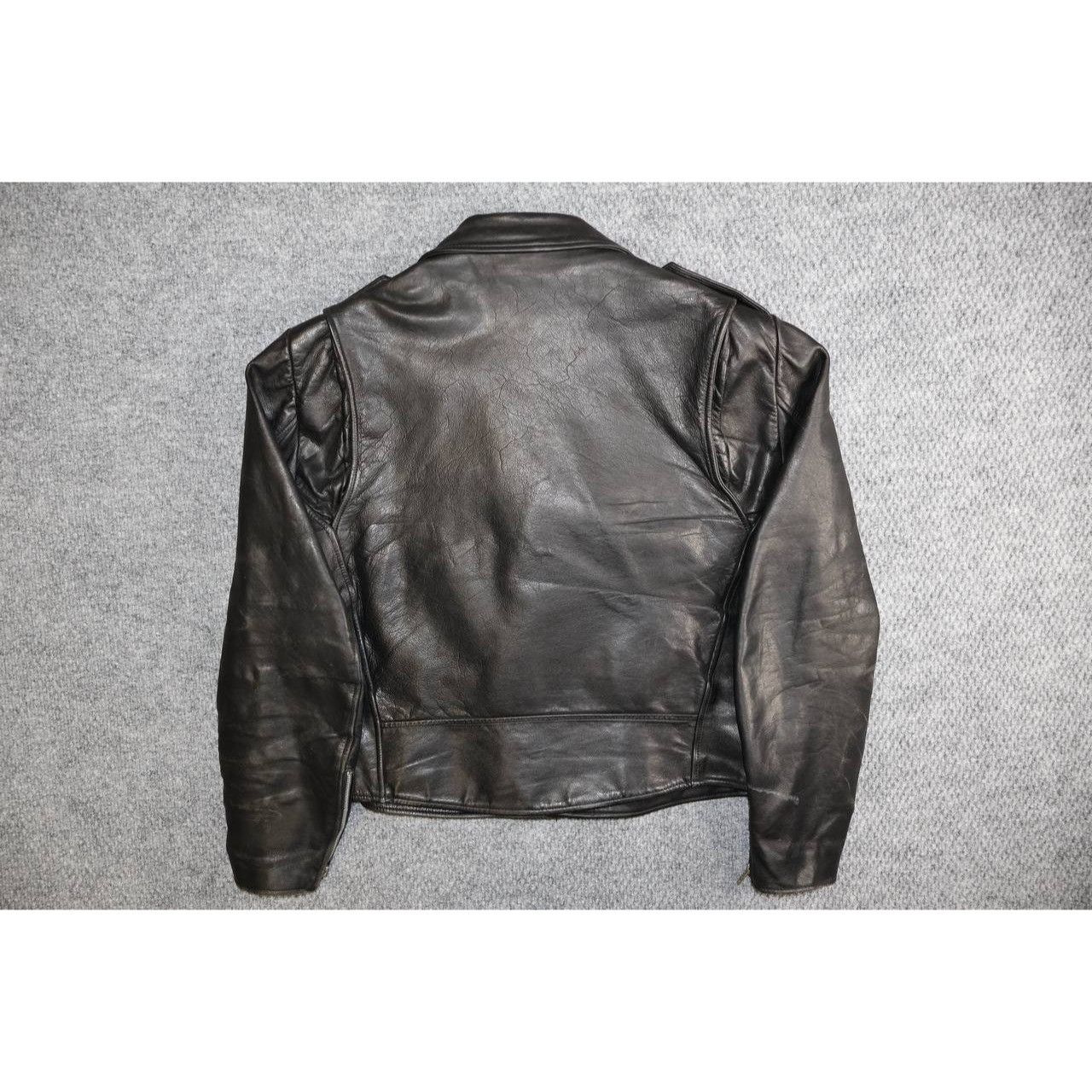 Vintage Vintage Wilsons Open Road Black Leather Motorcycle Jacket Size US L / EU 52-54 / 3 - 10 Thumbnail