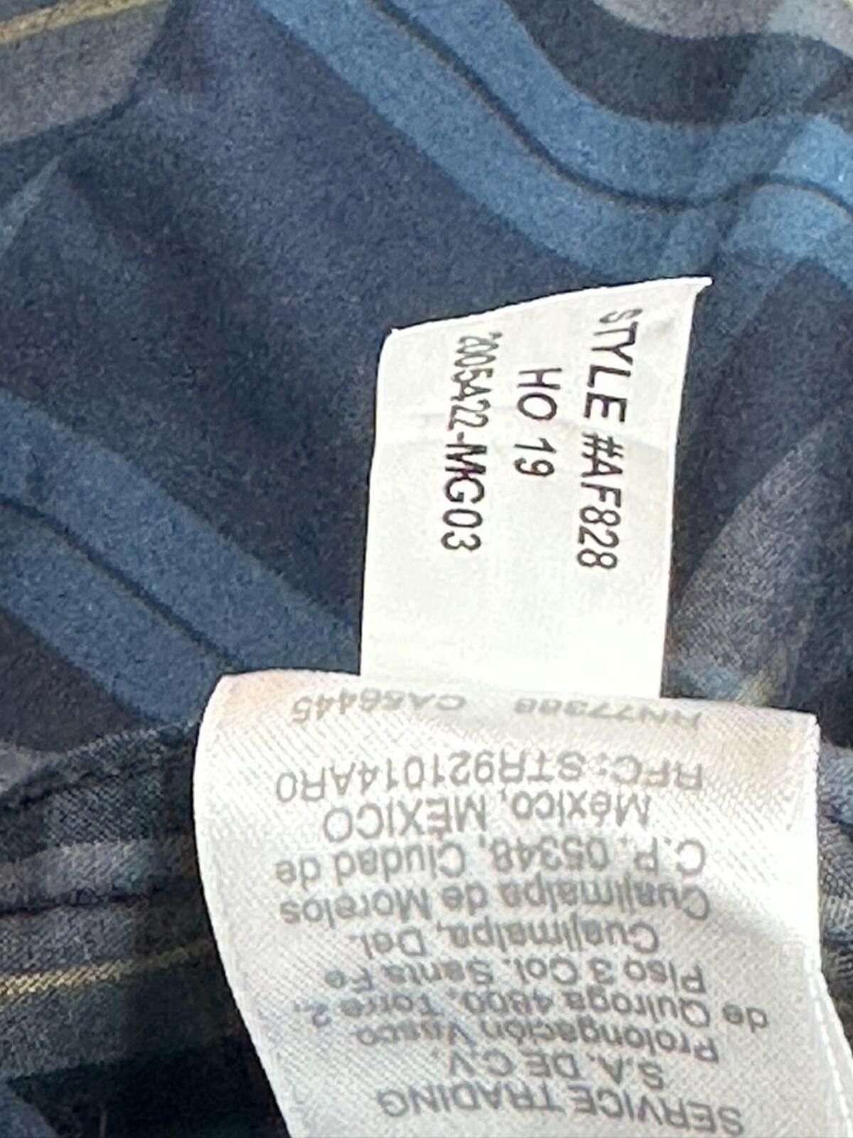 H&M J Crew Flex Washed Slim Plaid Oxford Button-Up Blue Mens M Size US M / EU 48-50 / 2 - 8 Thumbnail