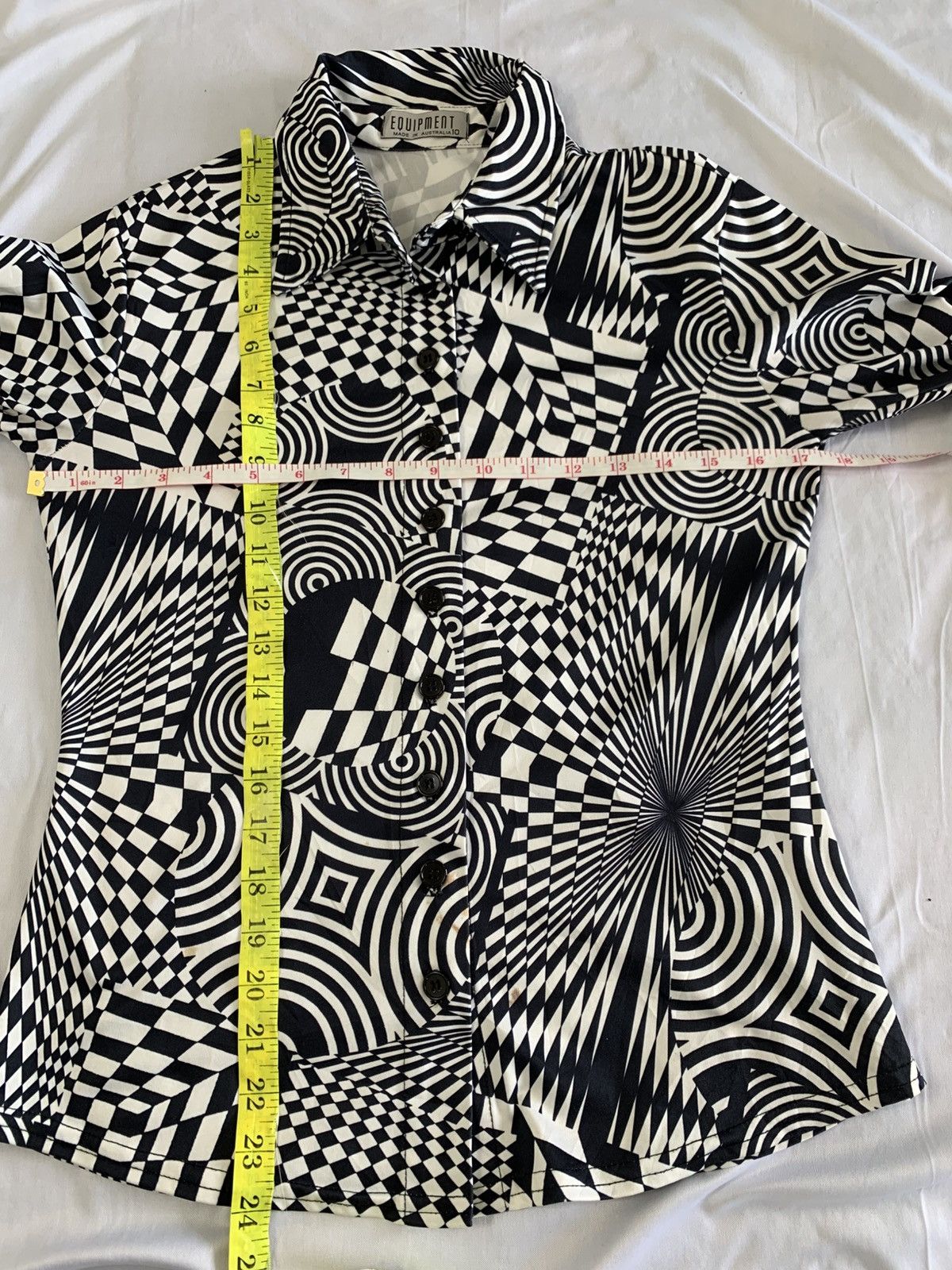 Designer vintage psychodelic button up shirt Size S / US 4 / IT 40 - 9 Thumbnail