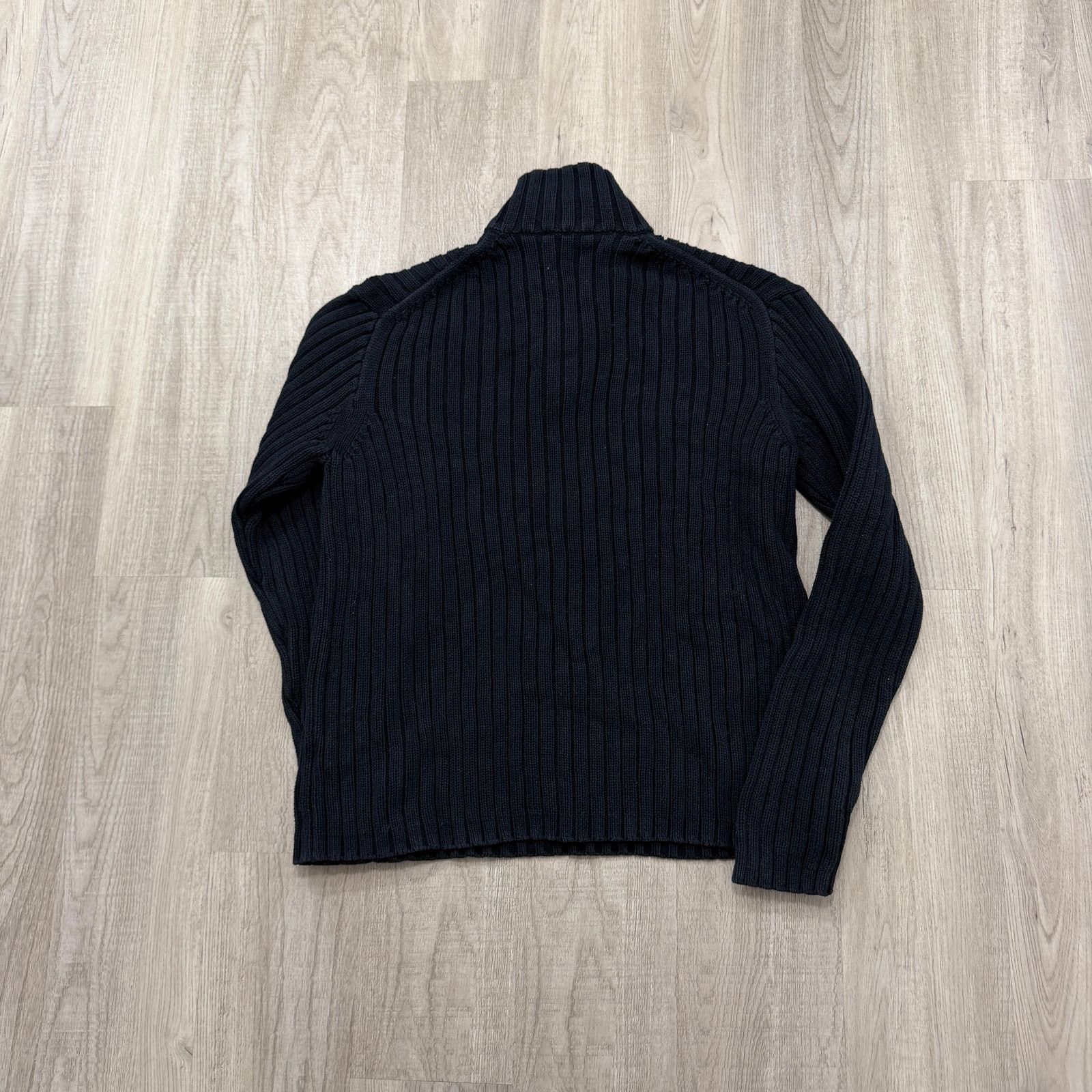 J.Crew Vintage J Crew Quarter Zip Sweater Mens Large Blue Pullover Size US L / EU 52-54 / 3 - 6 Thumbnail