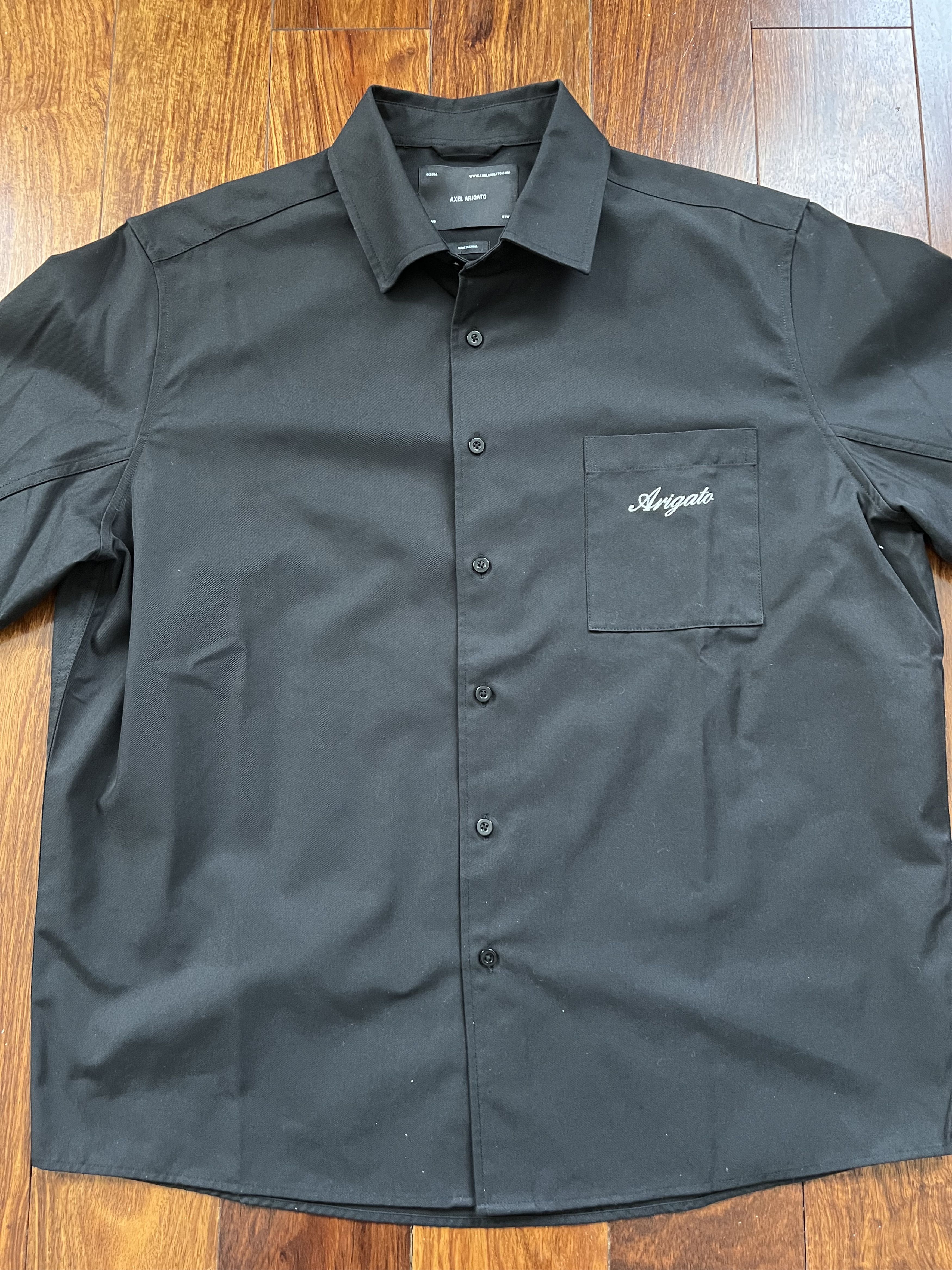 Axel Arigato Axel Arigato Flow Logo-Print Overshirt | Grailed