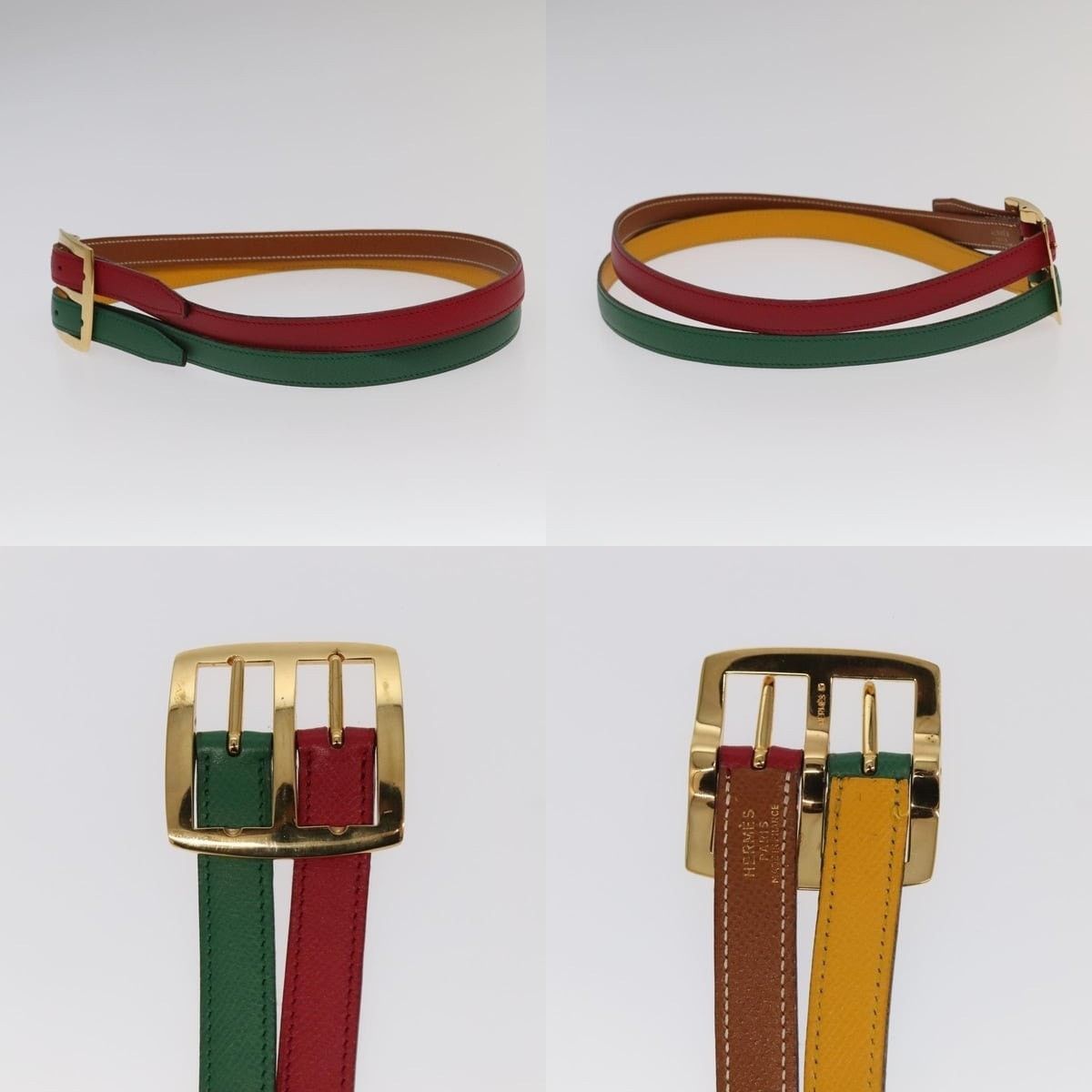 Hermes Hermes 28.3 In Multicolor Gold Belt Size ONE SIZE - 3 Thumbnail