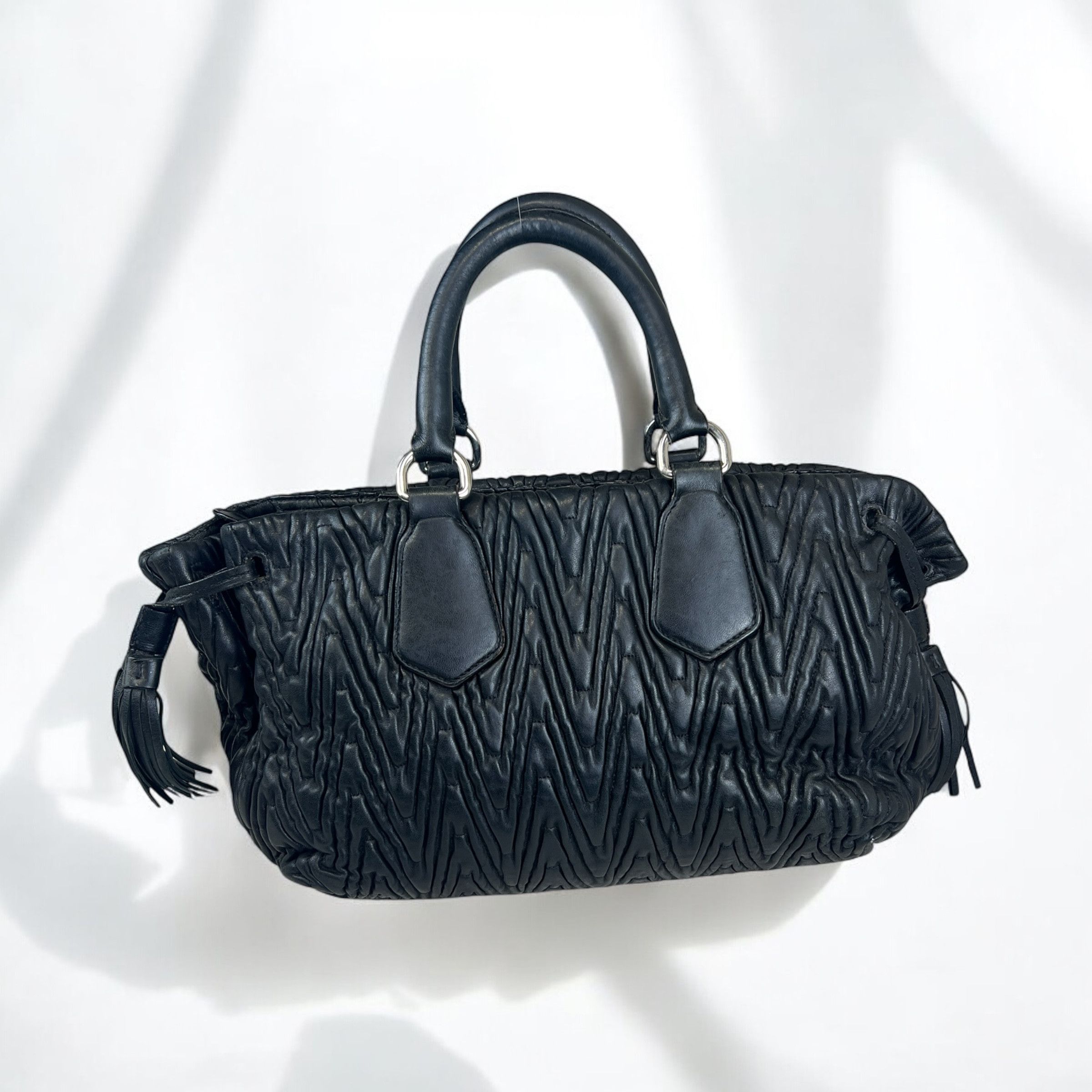 Prada Handbag Prada black leather Size ONE SIZE - 2 Thumbnail