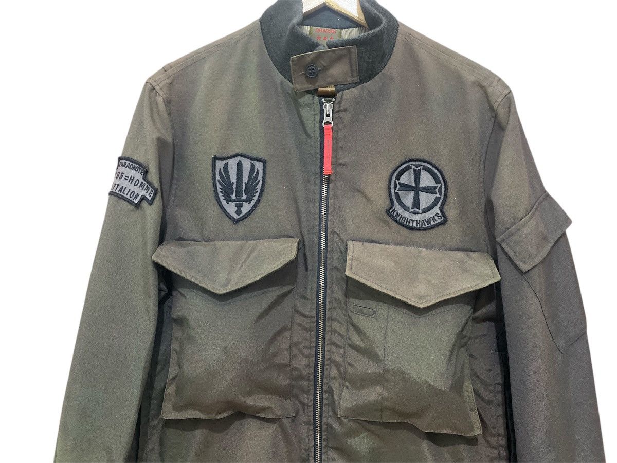 Japanese Brand 291295 Homme Knighthawks Parachute Bomber Jacket Sunfaded Size US L / EU 52-54 / 3 - 4 Thumbnail