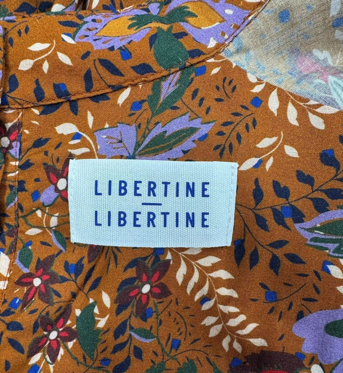 Libertine-Libertine Libertine - Libertine Floral Printed Viscose Maxi Dress XS Size XS / US 0-2 / IT 36-38 - 12 Thumbnail