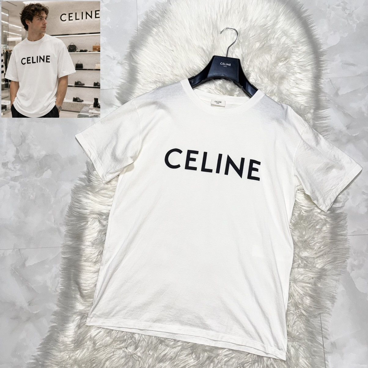 Celine Authentic Good Condition Celine Loose Fit Logo T-Shirt XS Size US XS / EU 42 / 0 - 1 Thumbnail
