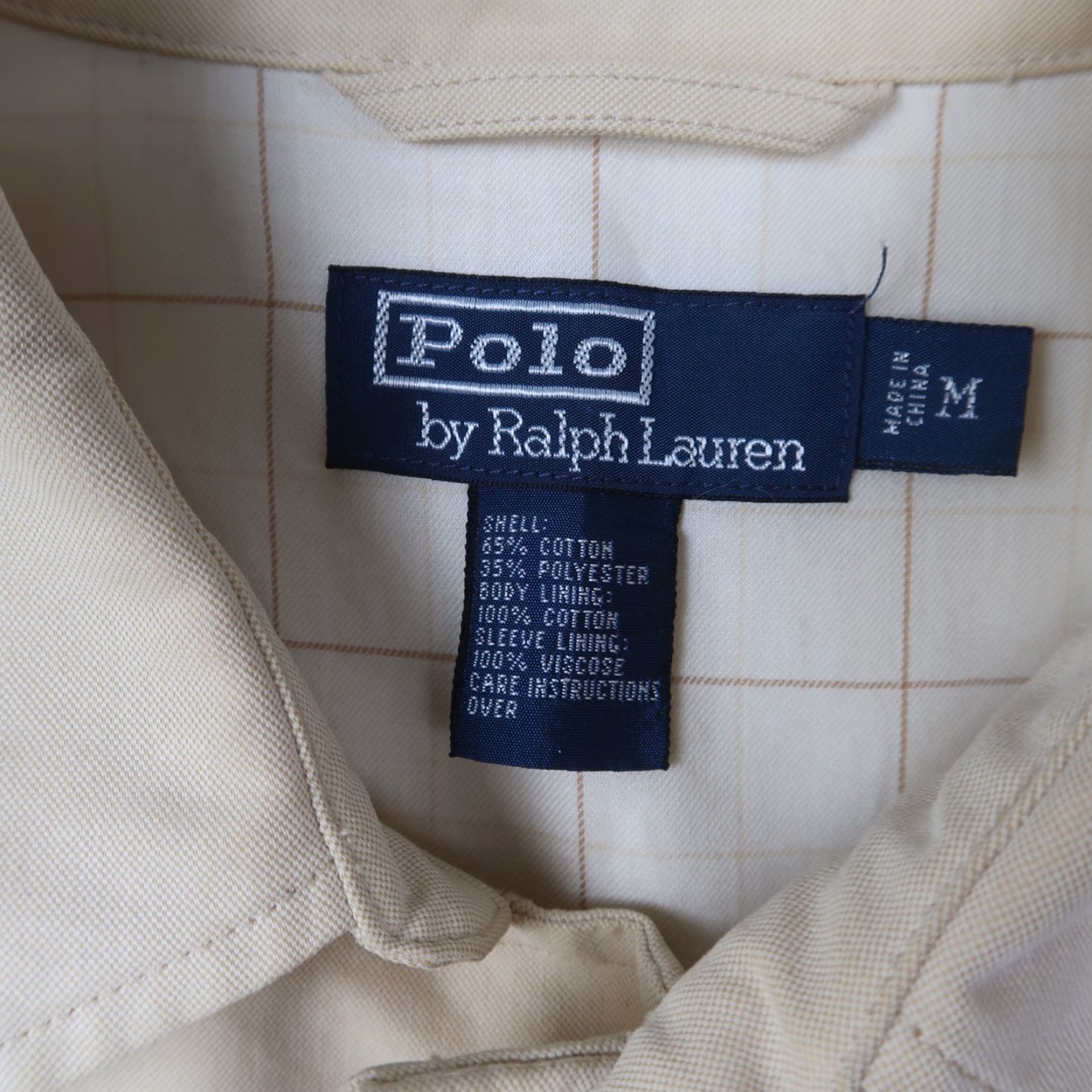 Polo Ralph Lauren VINTAGE Polo Ralph Lauren Beige Jacket Coat Mens M Medium Size US M / EU 48-50 / 2 - 4 Thumbnail
