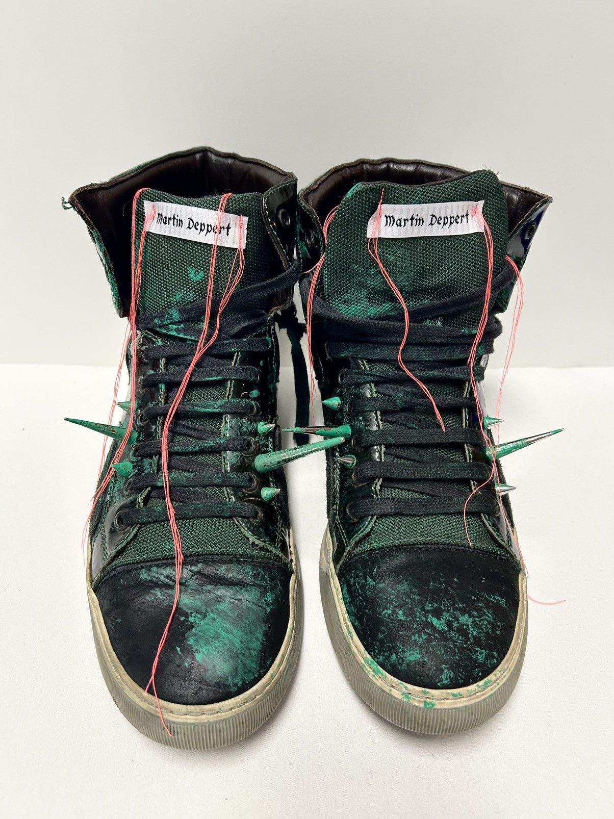 Lanvin 2011 DBB1 Patent High-Top Sneakers — Reworked Size US 8 / EU 41 - 5 Thumbnail