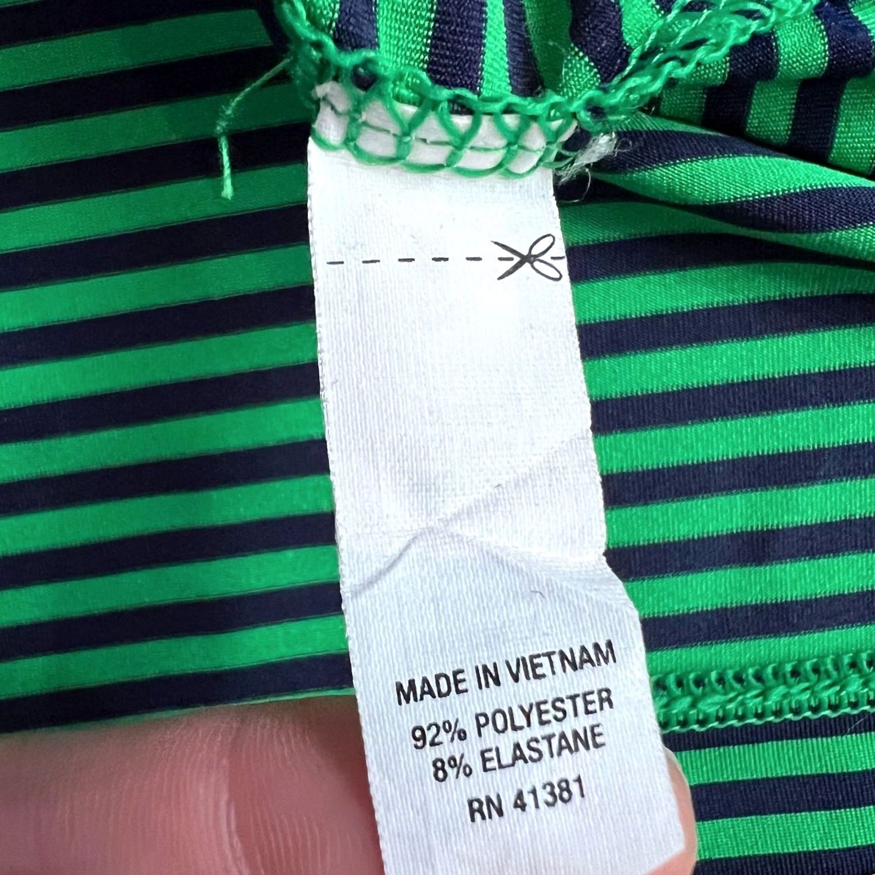 RLX Ralph Lauren RLX Ralph Lauren Polo Shirt Mens Large Performance Stripe Blue Green Golf Size US L / EU 52-54 / 3 - 5 Thumbnail