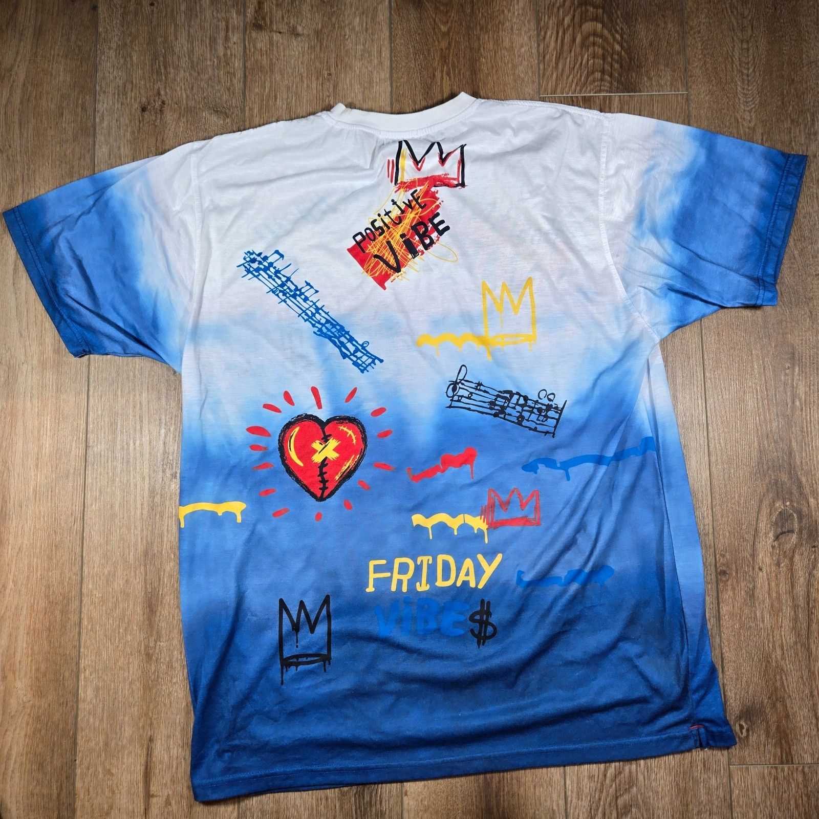 Other One Color Nation Graffiti Shirt 2XL AOP Y2K Streetwear Size US XXL / EU 58 / 5 - 6 Thumbnail