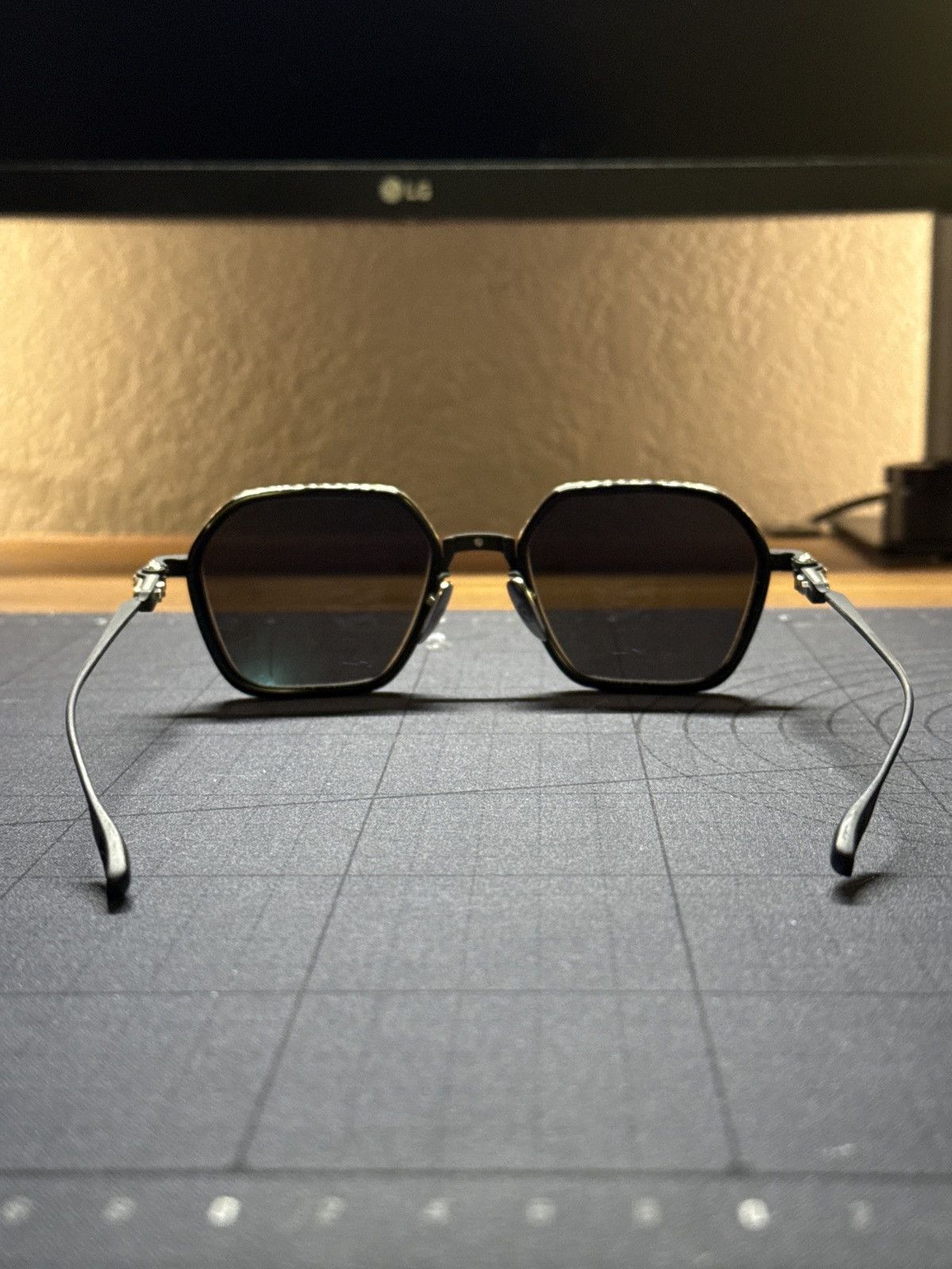 Chrome Hearts Chrome Hearts - Black Danger Zone Sunglasses Size ONE SIZE - 7 Thumbnail