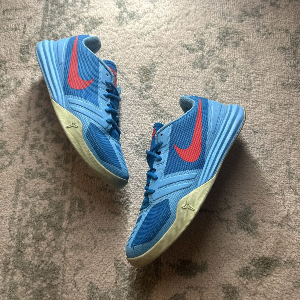 image of Nike Kb Mentality Clearwater Shoes in Blue, Men's (Size 8.5)