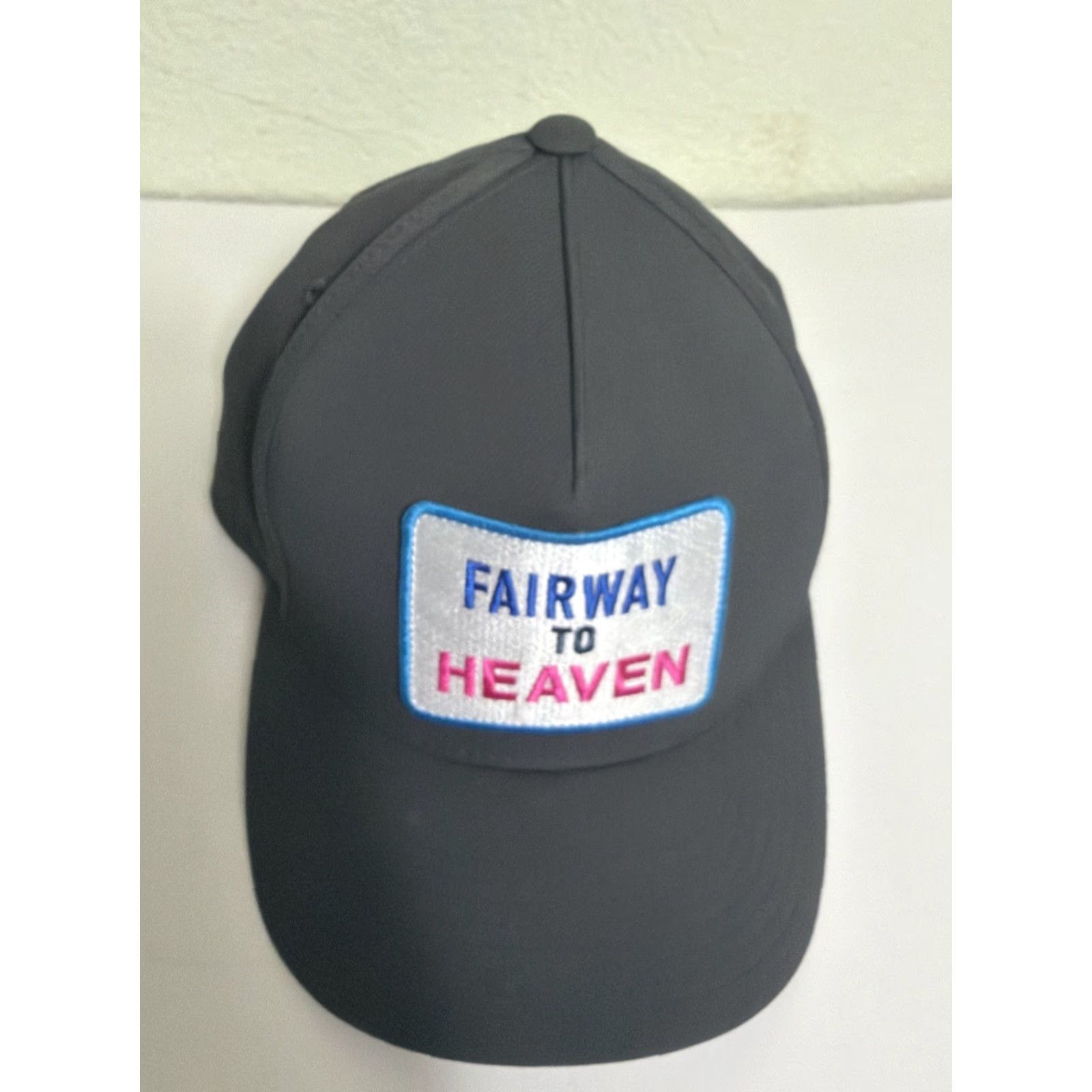 G/FORE G/FORE Hat Cap Snap Back Mens Gray Fairway To Heaven Embroidered Patch Golf Size ONE SIZE - 6 Thumbnail