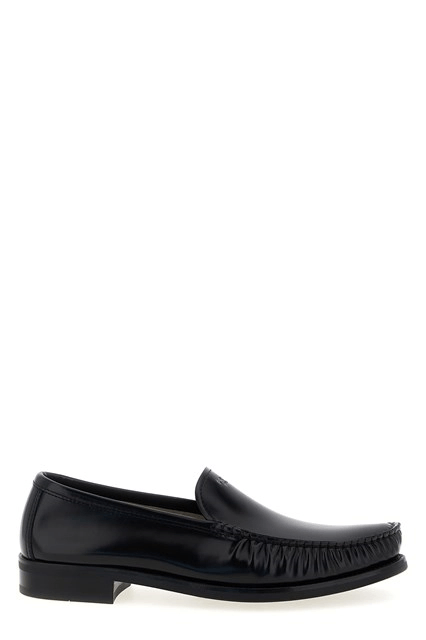 Prada PRADA Black Leather Loafers New And Authentic Size US 10 / EU 43 - 1 Thumbnail
