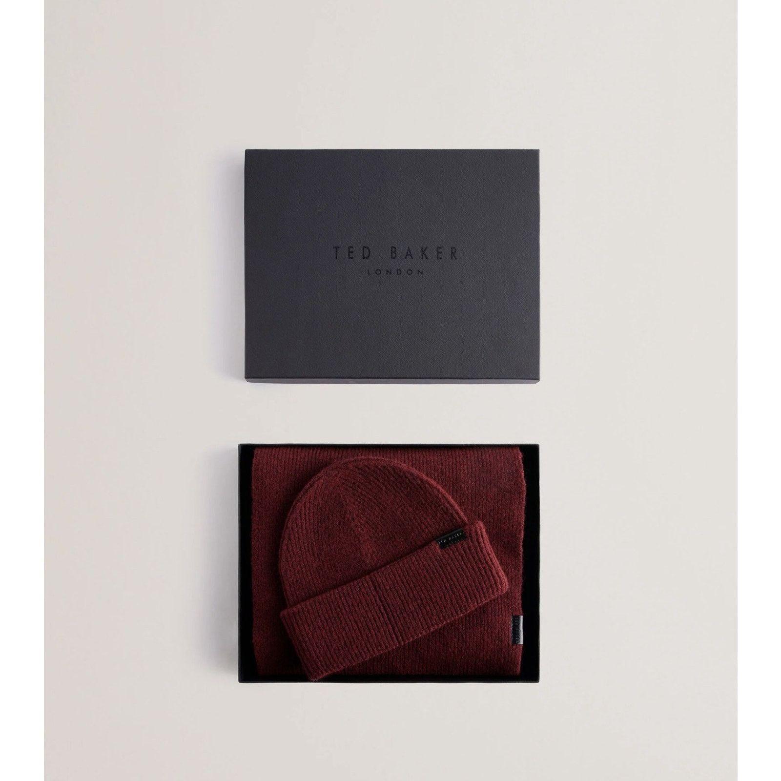 Ted Baker Ted Baker MENS Hat Scarf Gift Set Box One Size Size ONE SIZE - 3 Thumbnail