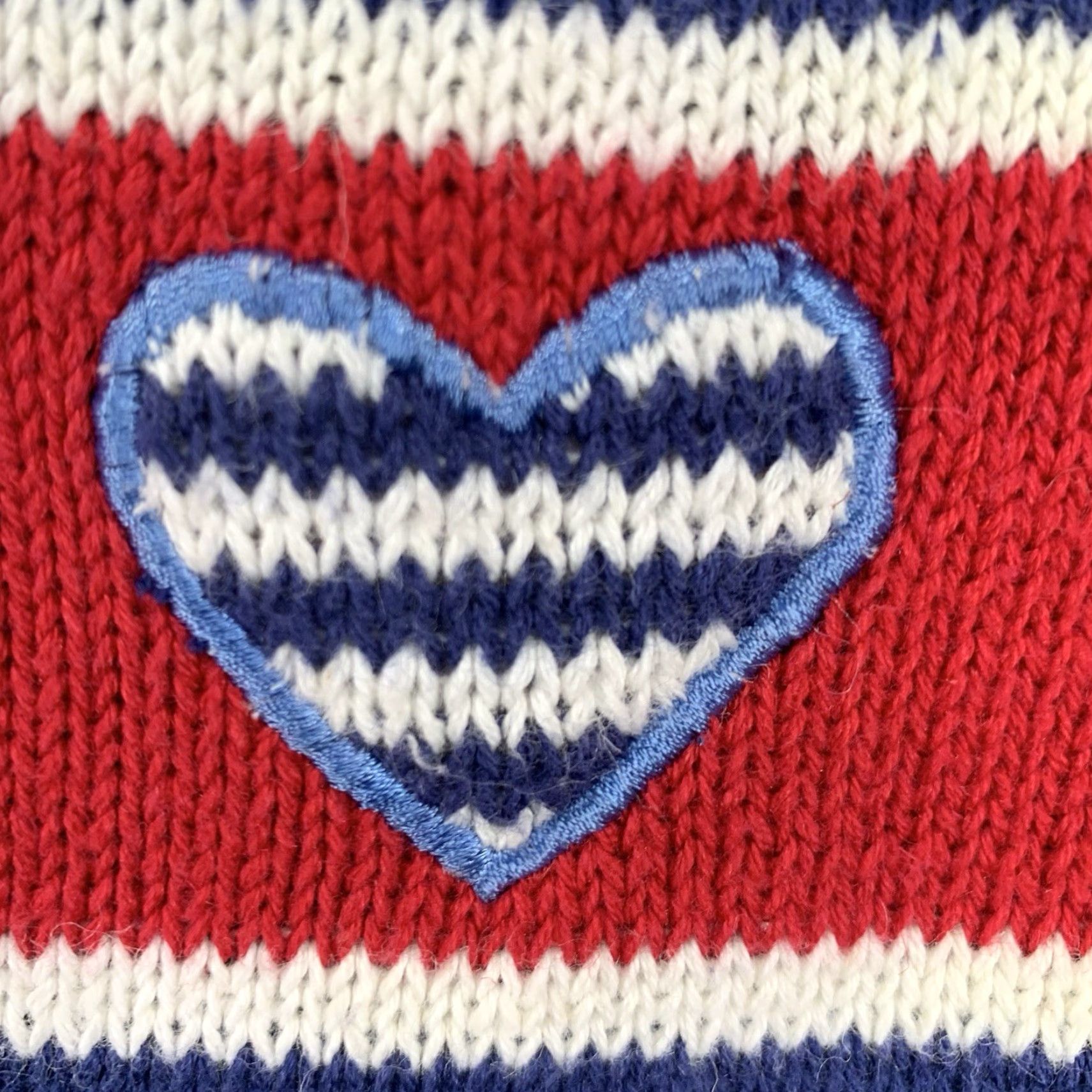Vintage VINTAGE Koret City Blues Women's Sweater Vest Sleeveless Large Blue 90s Cat Hearts Knit Casual Size L / US 10 / IT 46 - 7 Thumbnail