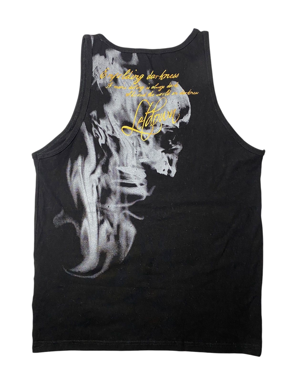 If Six Was Nine × Japanese Brand × Le Grande Bleu (L.G.B.) 2000's Clash Ahead Poem Tribal Tanktop Size US S / EU 44-46 / 1 - 2 Thumbnail