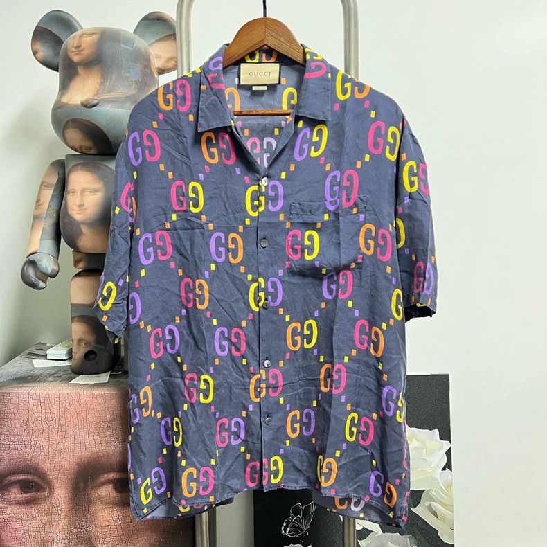 Gucci Colorful Pattern Short Sleeve Shirt - dmc