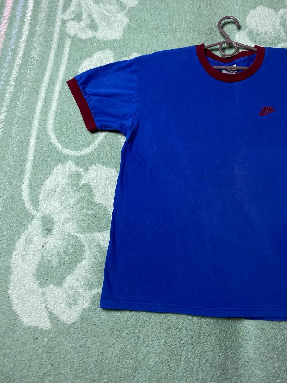 Nike Vintage Nike logo blue T-Shirt streetwear crazy Y2K size M Size US M / EU 48-50 / 2 - 6 Thumbnail