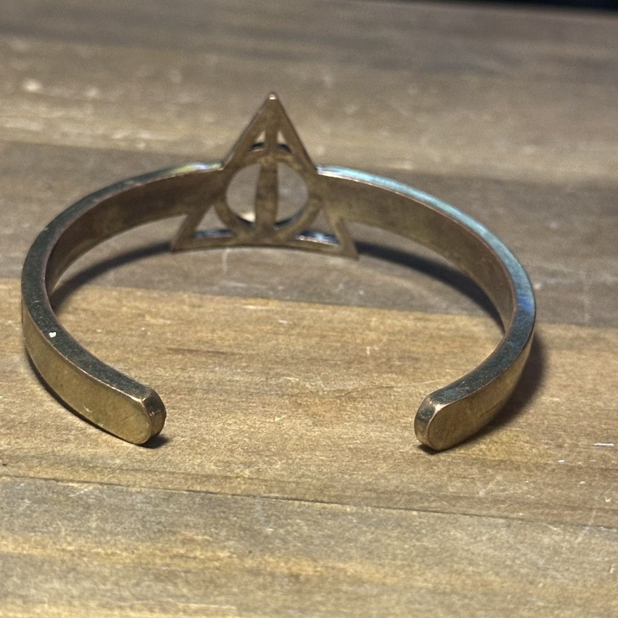 Warner Bros Harry Potter I Solemnly Swear Deathly Hollows cuff bracelet Size ONE SIZE - 5 Thumbnail