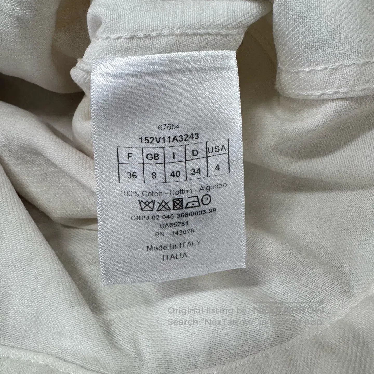 Dior Dior White back with floral embroidery; denim jacket| Size S / US 4 / IT 40 - 8 Thumbnail
