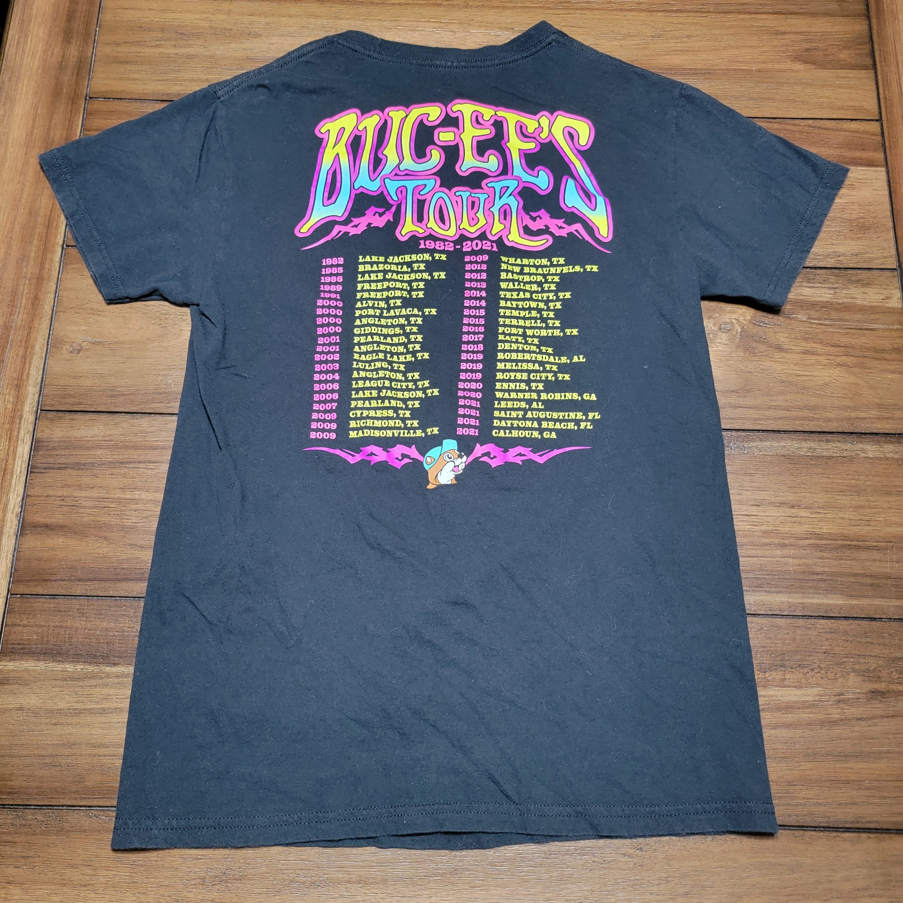 Other Buc-ee's SS Tee 1982 Tour (1st Design, OOP) - Size Small Size US S / EU 44-46 / 1 - 3 Thumbnail