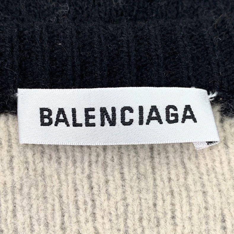 Other Balenciaga size 38 Black logo intarsia full-print V-neck l Size US S / EU 44-46 / 1 - 5 Thumbnail