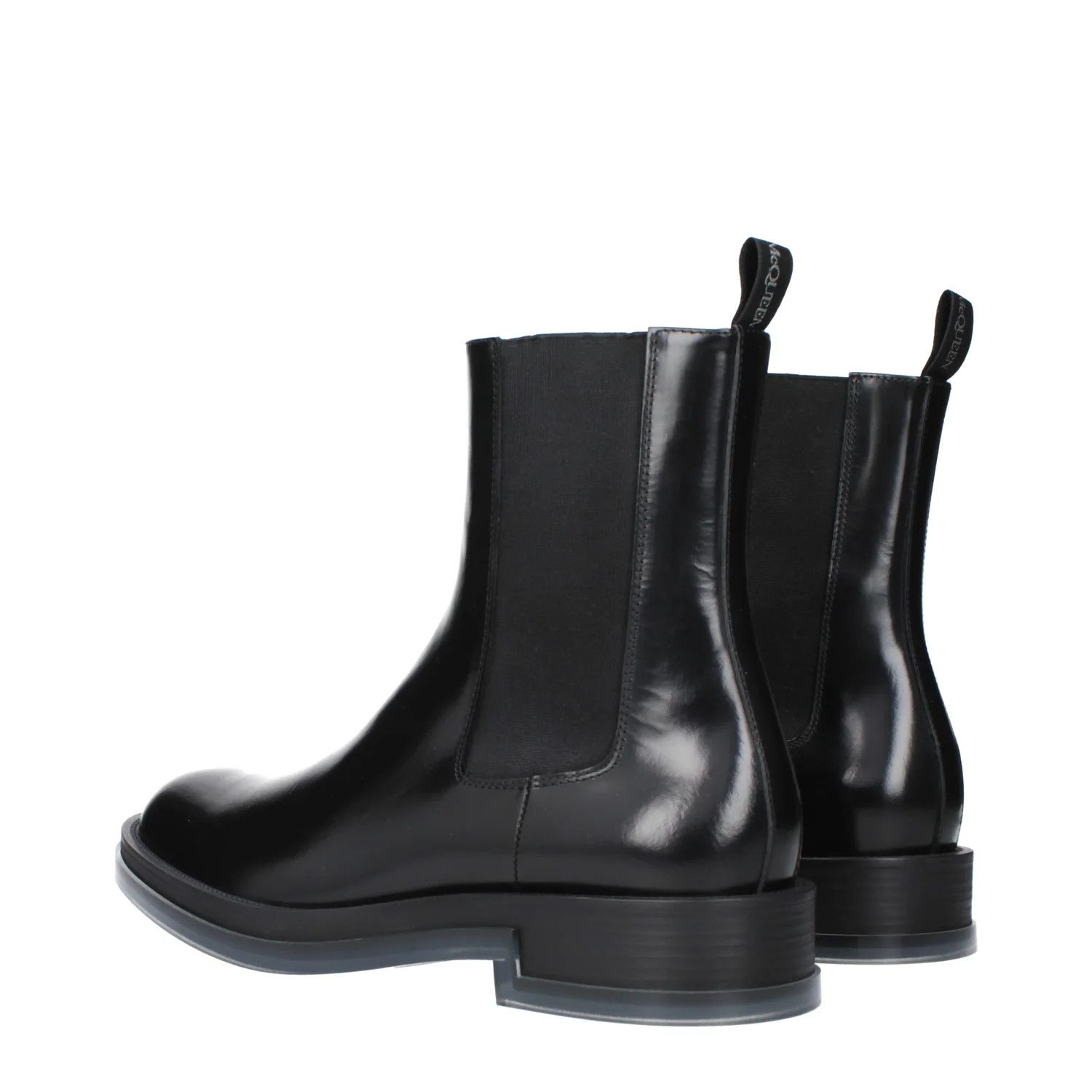 Alexander McQueen ob1o1e0225 Leather Ankle Boots in Black Size US 9 / EU 42 - 4 Thumbnail