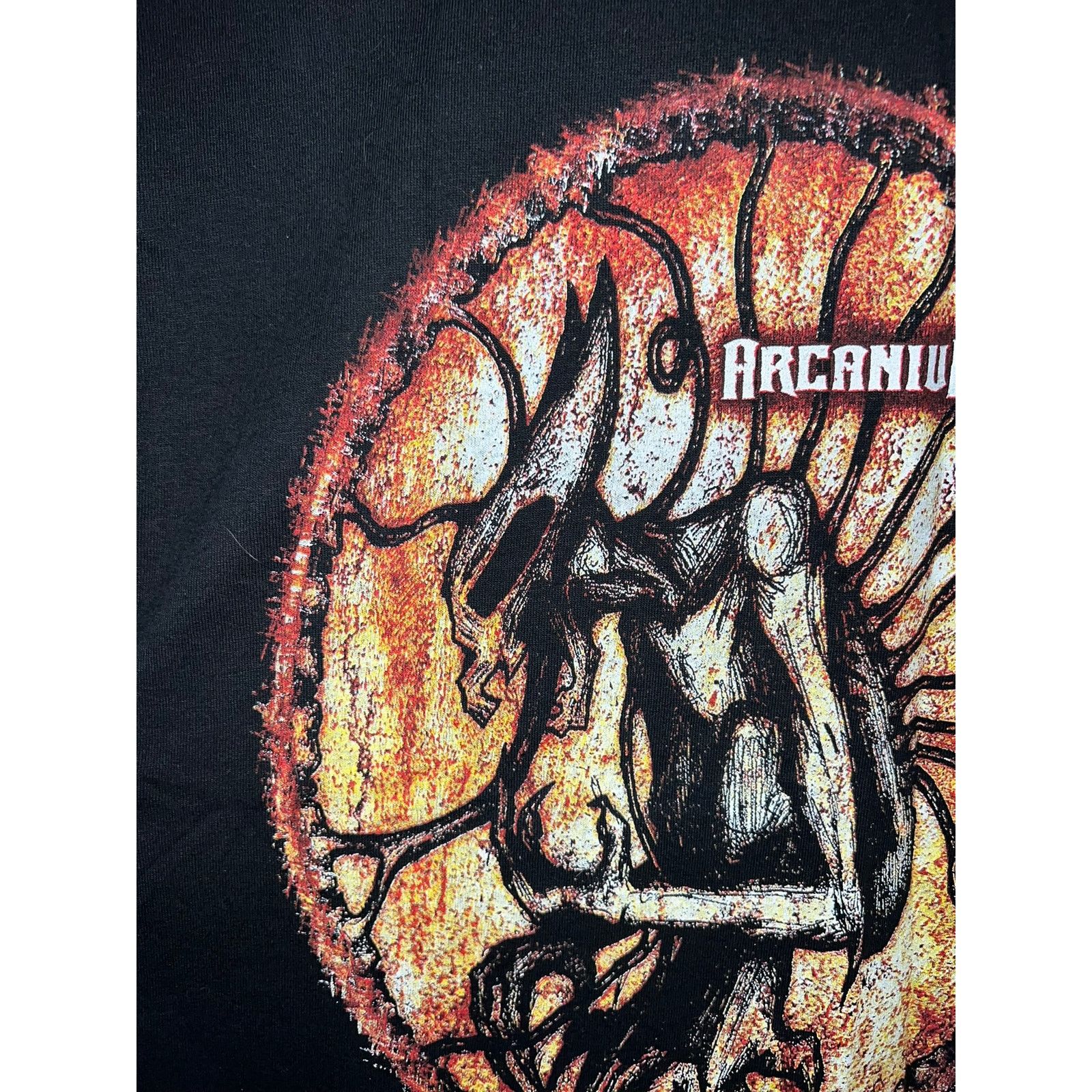 Gildan 2009 Arcanium Metal Concert Tour Black Shirt 2000s S Y2K Size US S / EU 44-46 / 1 - 2 Thumbnail