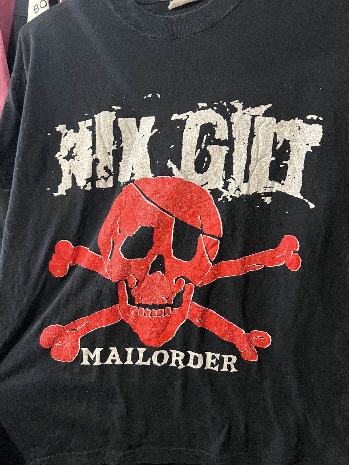 Band Tees × Vintage 2004 VINTAGE SWASTIKA NIX GUT MAILORDER TOUR BAND ROCK TEE Size US M / EU 48-50 / 2 - 3 Thumbnail