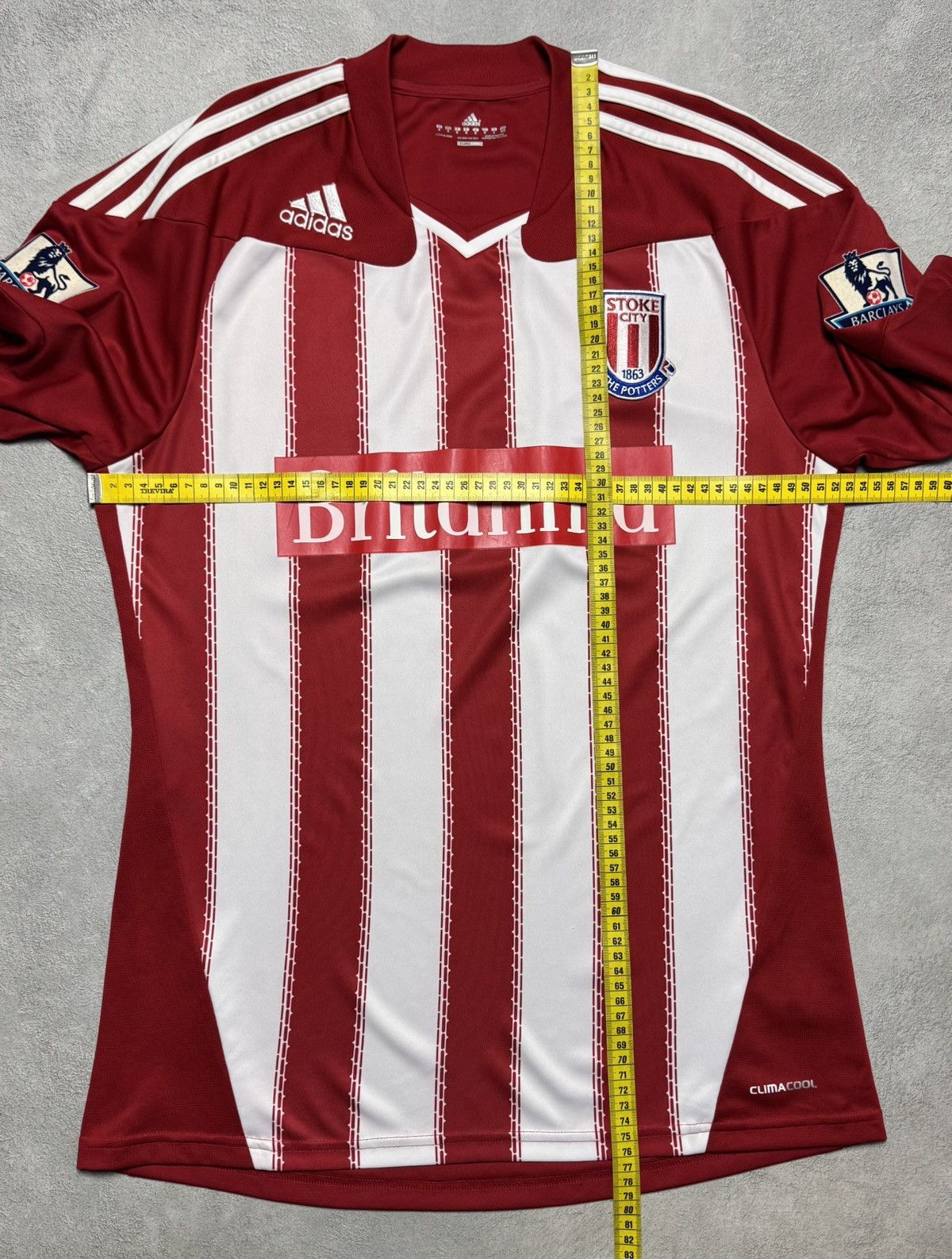 Adidas Stoke City 2010 2011 Home Shirt Soccer Jersey Adidas Size US M / EU 48-50 / 2 - 16 Thumbnail