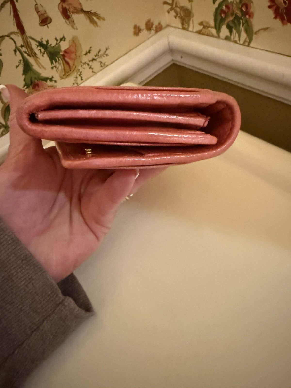 Other Pink Mui Mui Matelasse Leather Wallet Size ONE SIZE - 7 Thumbnail