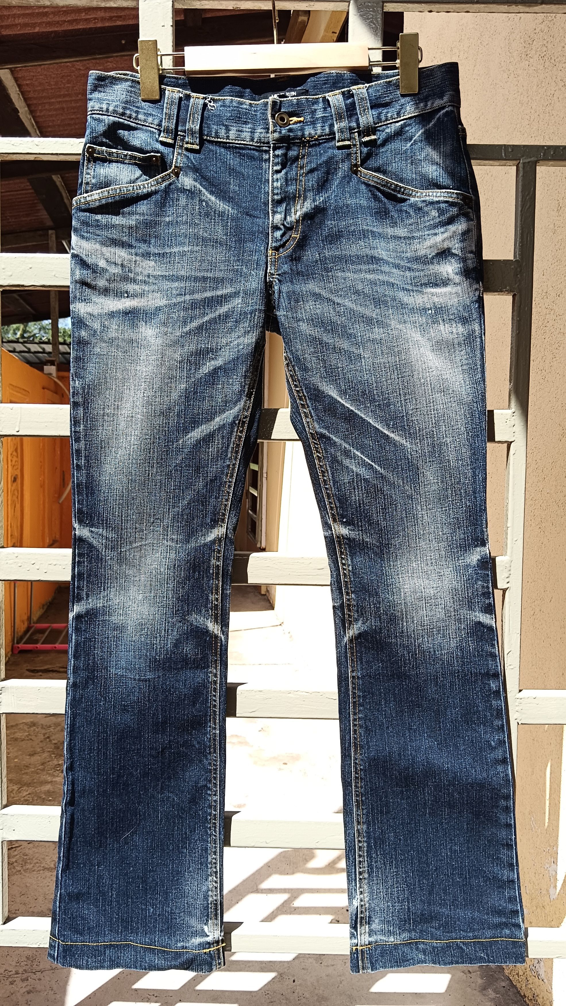 Michel Klein Michel Klien Clawmark Punk Skinny Flare Jeans Size US 30 / EU 46 - 3 Thumbnail