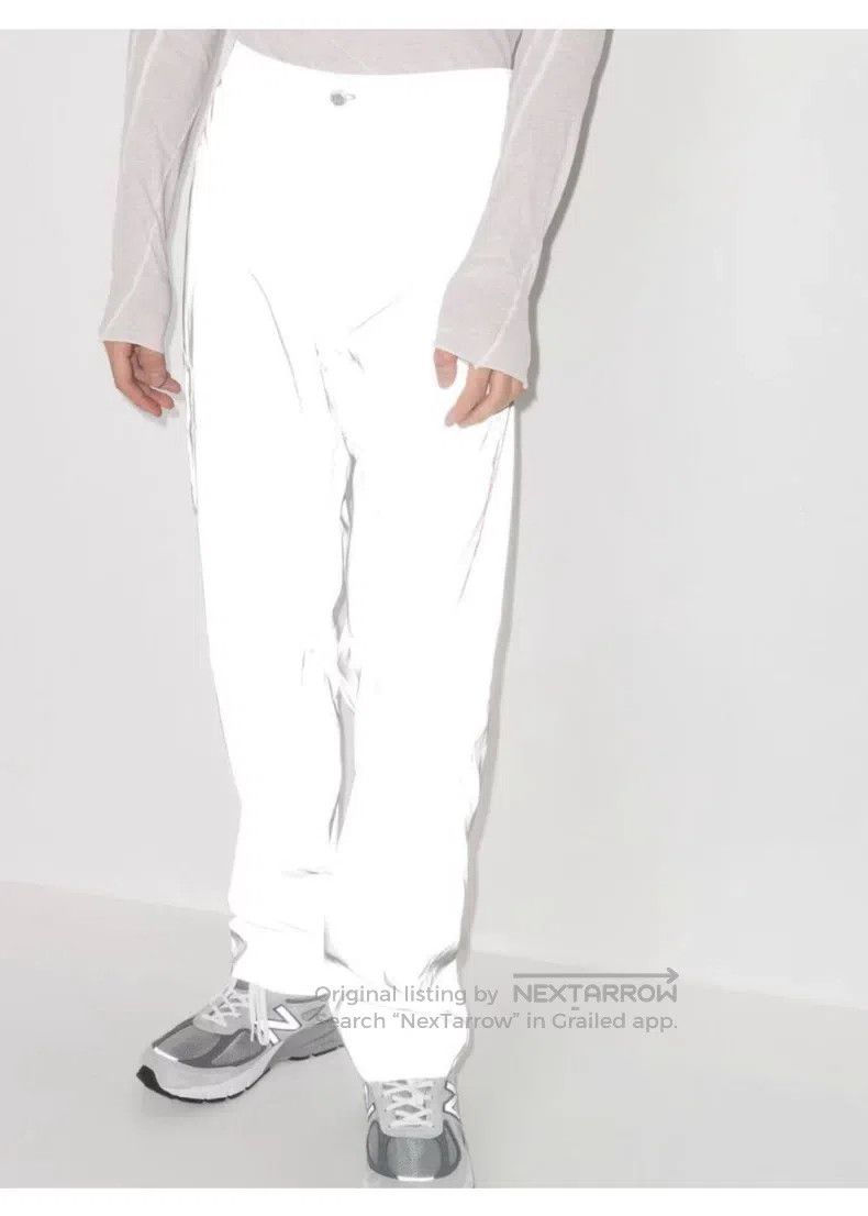 Helmut Lang Helmut Lang Grey Reflective Trousers Size US 32 / EU 48 - 2 Thumbnail