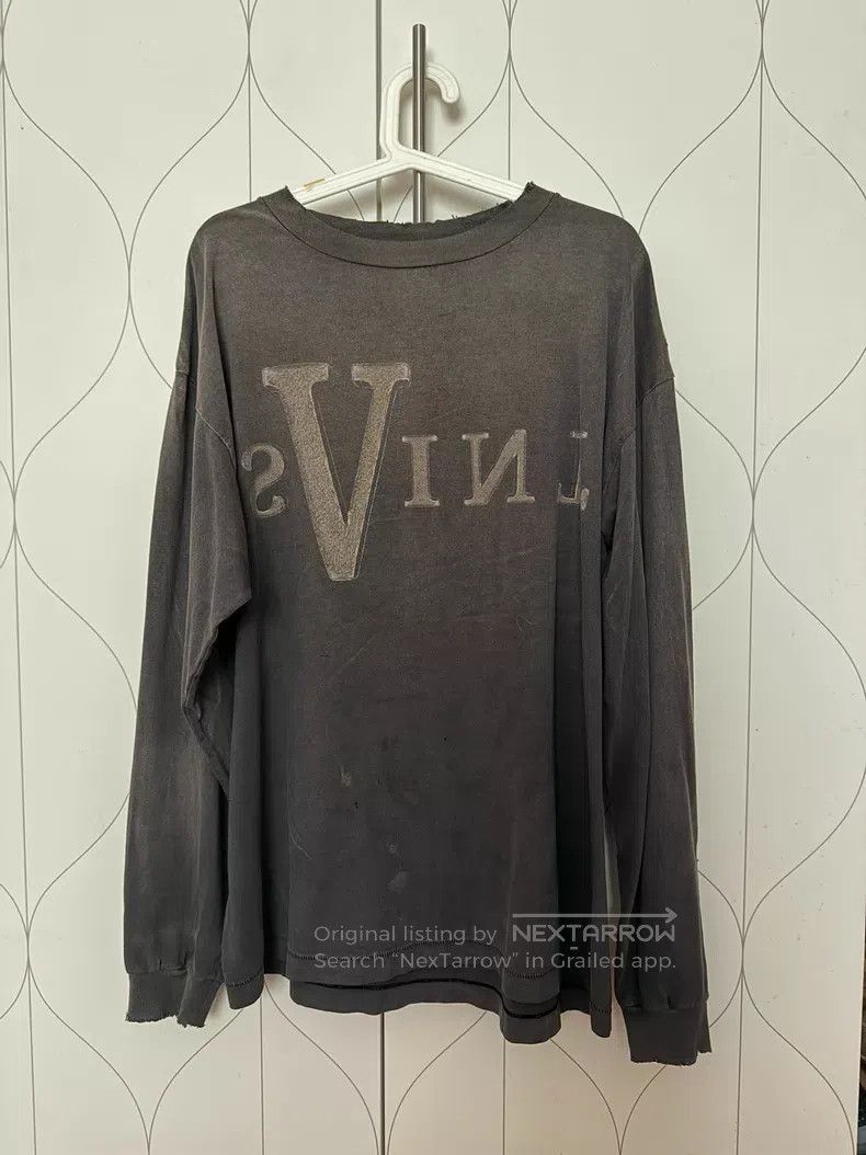 Saint Michael Saint Michael Long sleeve washed printed T-shirt Size US XL / EU 56 / 4 - 1 Thumbnail