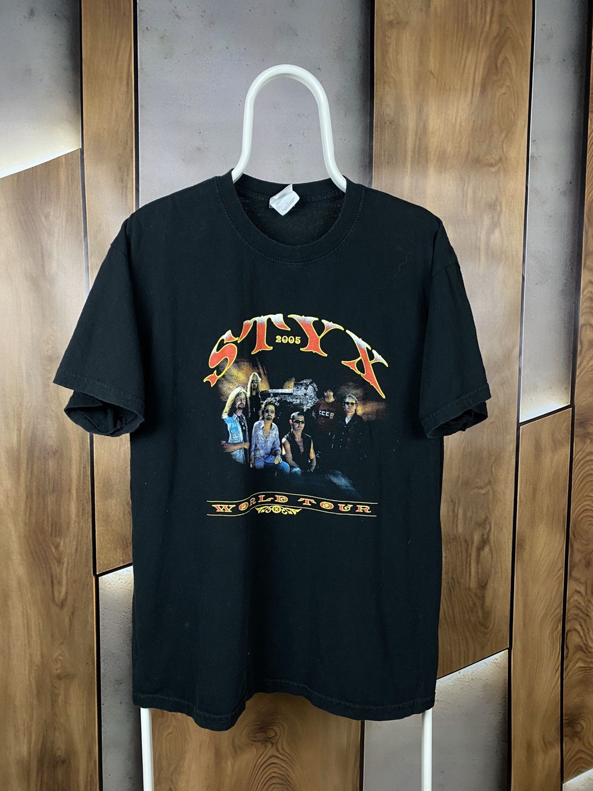 Band Tees 🎸Vintage 2005 T-Shirt Styx World Tour Rock Band Tee🎸 Size US L / EU 52-54 / 3 - 1 Thumbnail