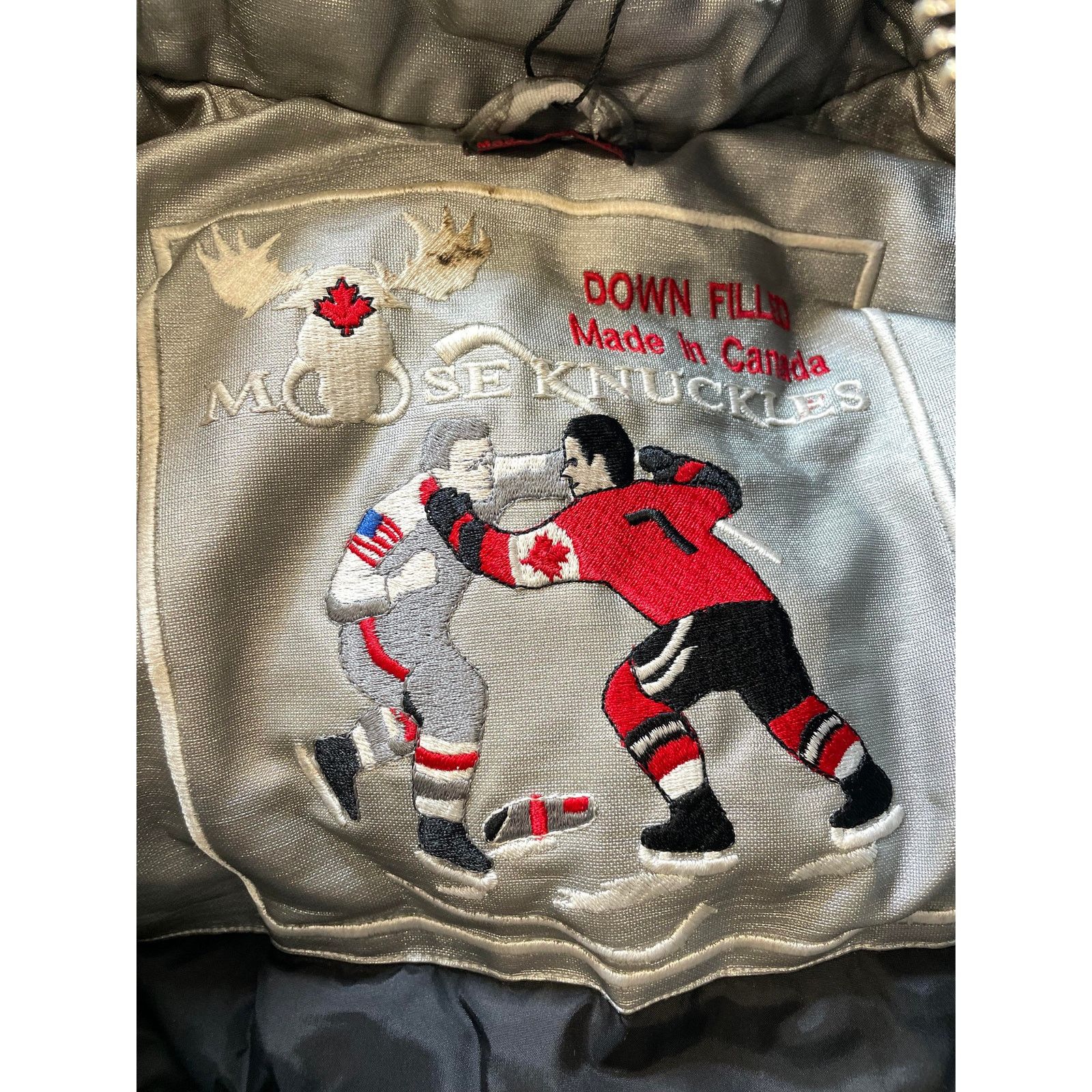 Moose Knuckles Moose Knuckles Silver Parka Jacket Size US M / EU 48-50 / 2 - 11 Thumbnail