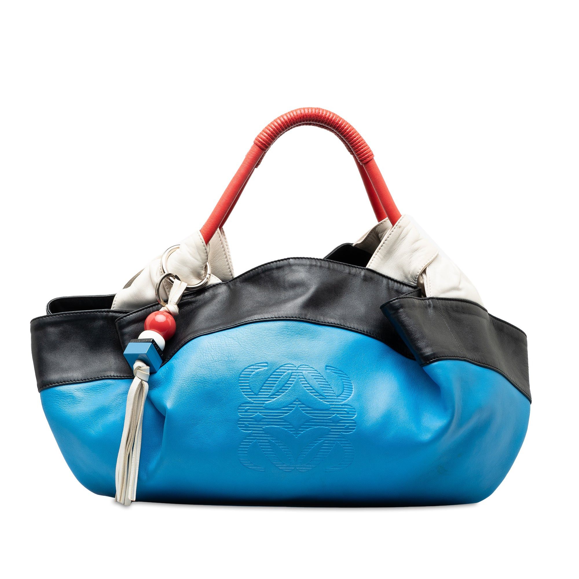 image of Loewe Multicolor Nappa Aire Handbag in Blue, Women's