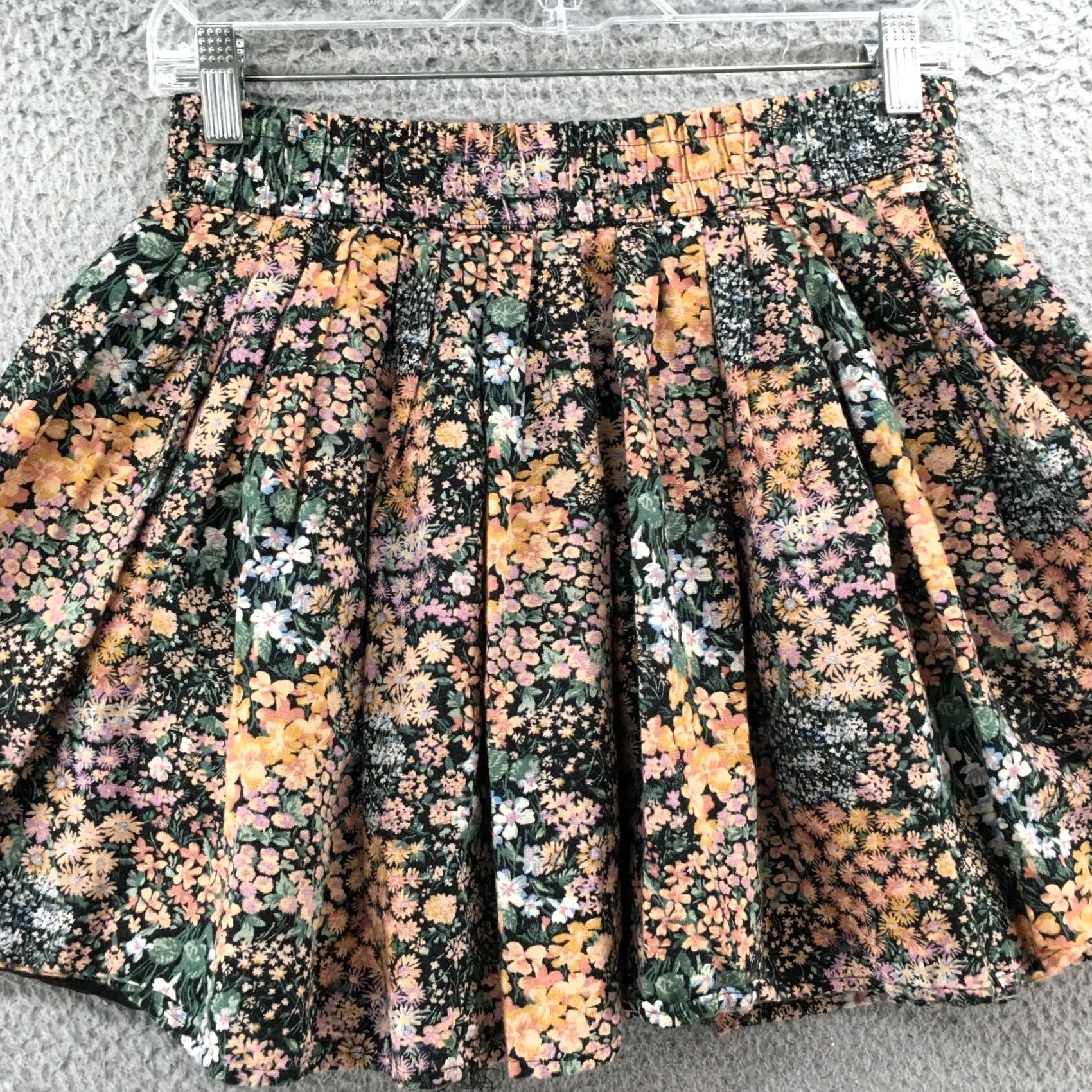 American Eagle Outfitters American Eagle Outfitters Skirt Womens M Multicolor Floral Elastic A-Line Short, Middle Rise, Lightweight, 28X25 Size 32" / US 10 / IT 46 - 2 Thumbnail