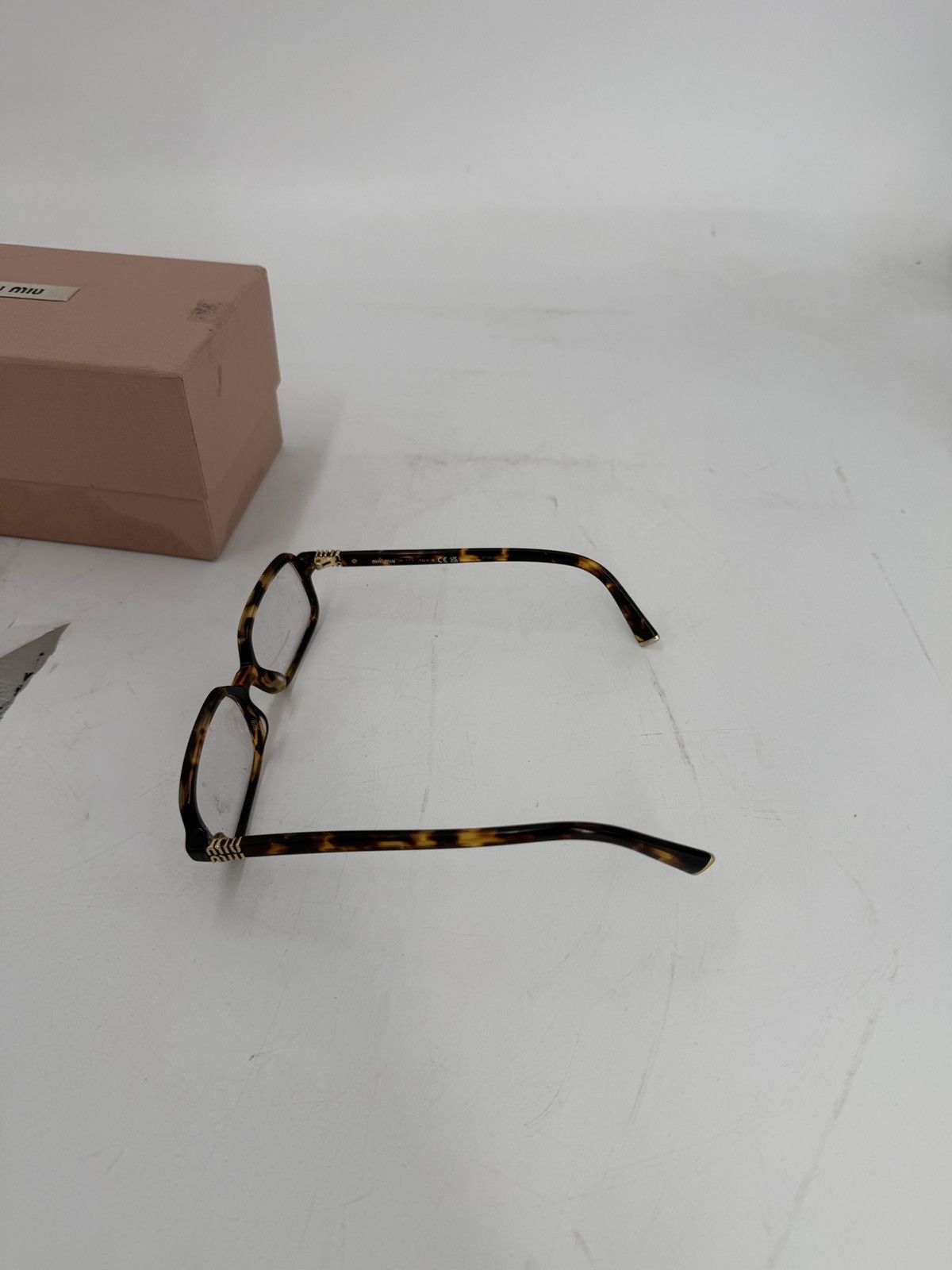 Miu Miu Miu Miu Regard Sunglasses Blue Ray Transparent Lenses Size ONE SIZE - 5 Thumbnail