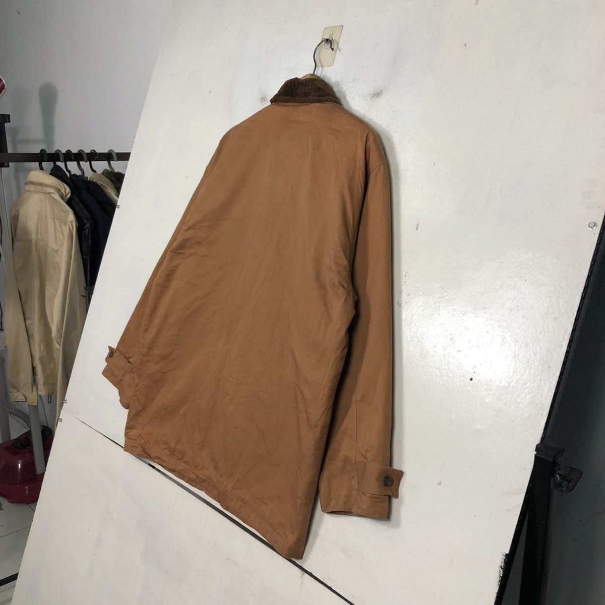 Japanese Brand 📌Vintage Chore Jacket American Cloak Blanket Tartan Check Size US L / EU 52-54 / 3 - 13 Thumbnail