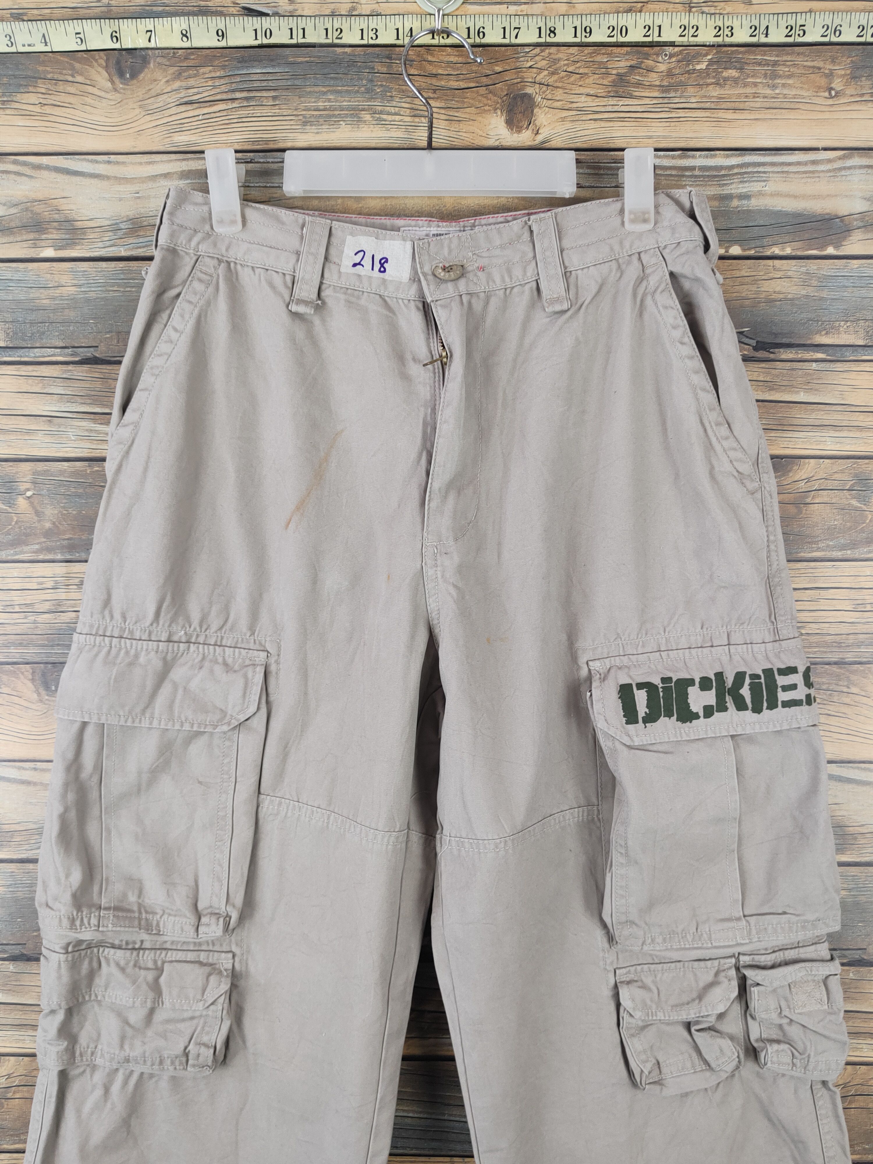 Dickies DLL Dickies Beige Multipocket Tactical Cargo Pants #218 Size US 32 / EU 48 - 2 Thumbnail