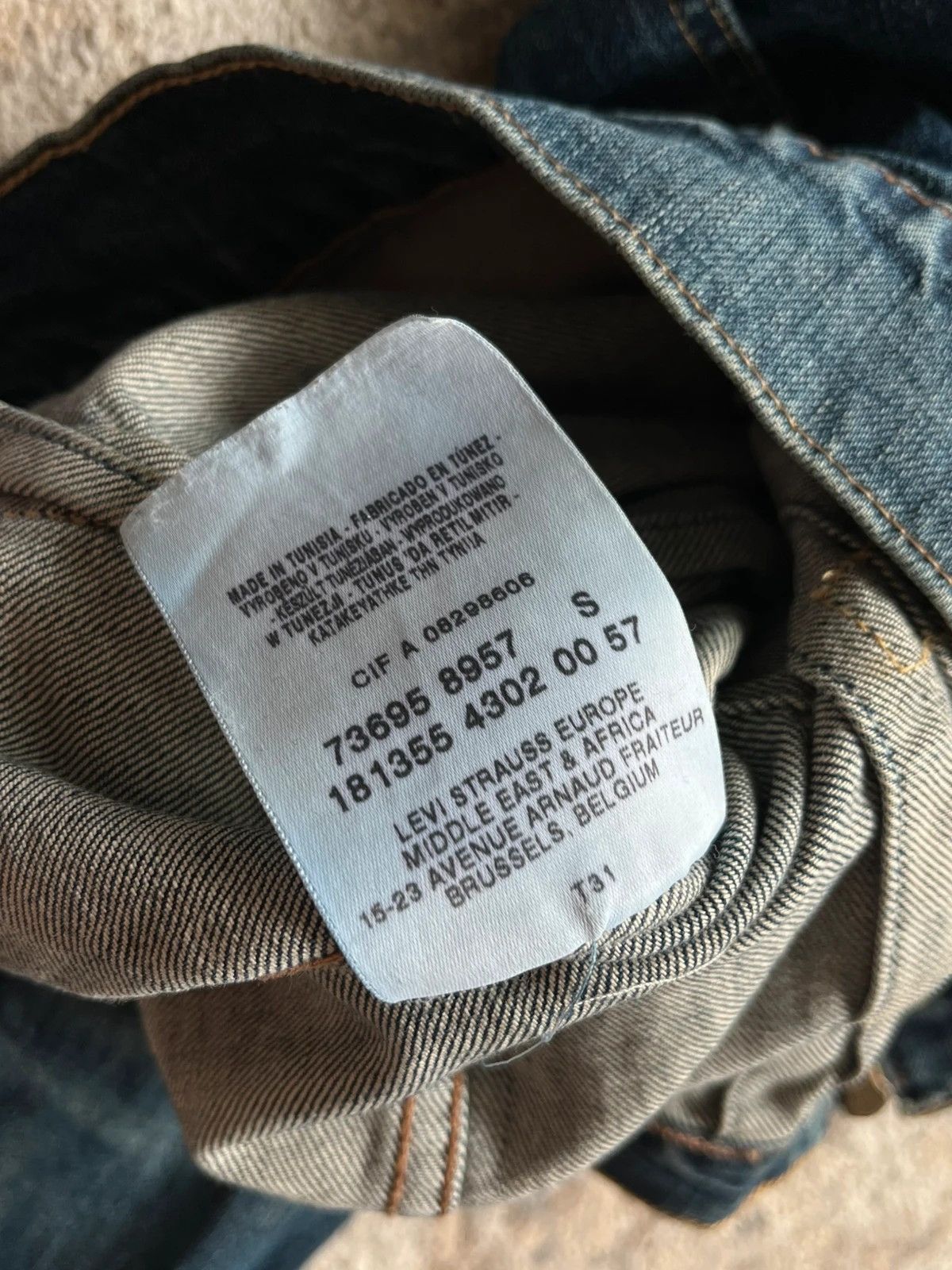 Levi's Levi's 73695 Sz S 2002 Y2K Made in Tunisia Zip Rare Blue Size S / US 4 / IT 40 - 10 Thumbnail