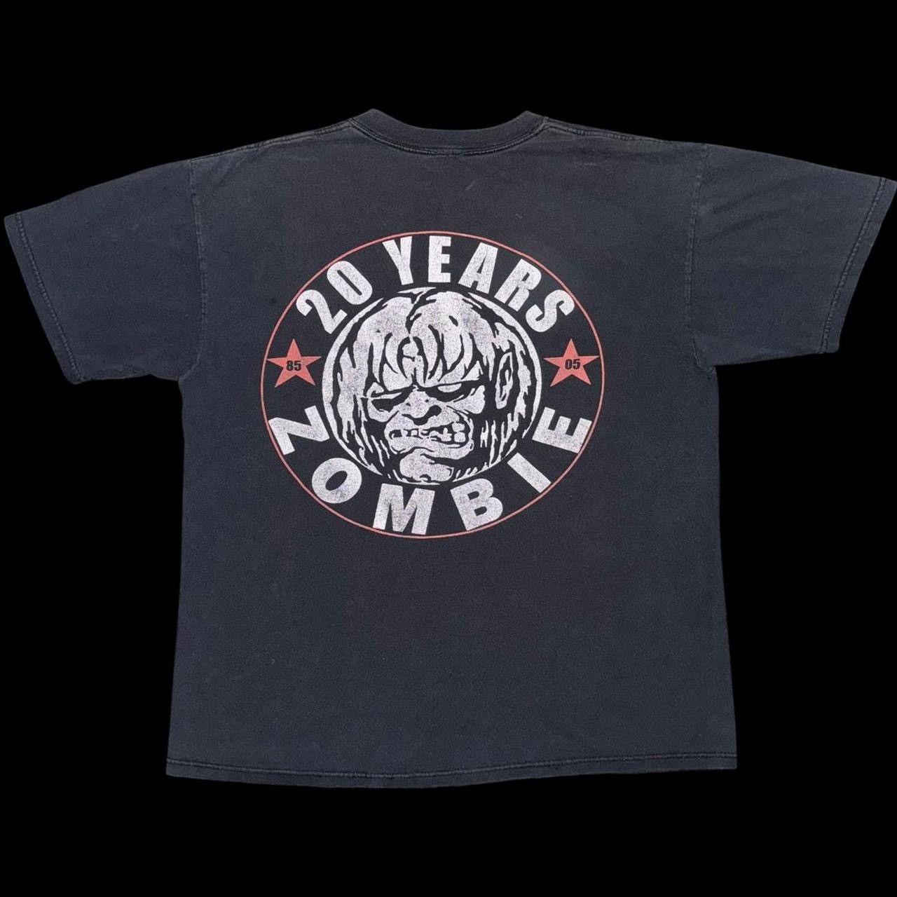Vintage 2005 Rob Zombi Human Blood Keeps Them Alive Forever Band Tee Size US XL / EU 56 / 4 - 4 Thumbnail