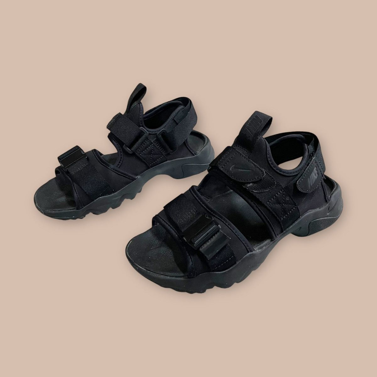Nike Canyon Sandal 'Triple Black' - Main Image