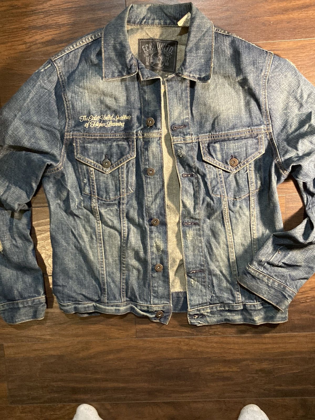 Ecko Unltd. × Vintage Ecko Unltd. denim jacket Size US M / EU 48-50 / 2 - 2 Thumbnail